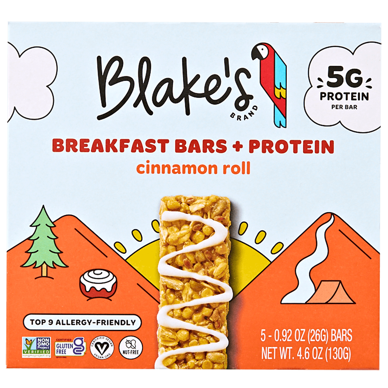 Cinnamon Protein Breakfast Bar 5 Pack 2 of 2