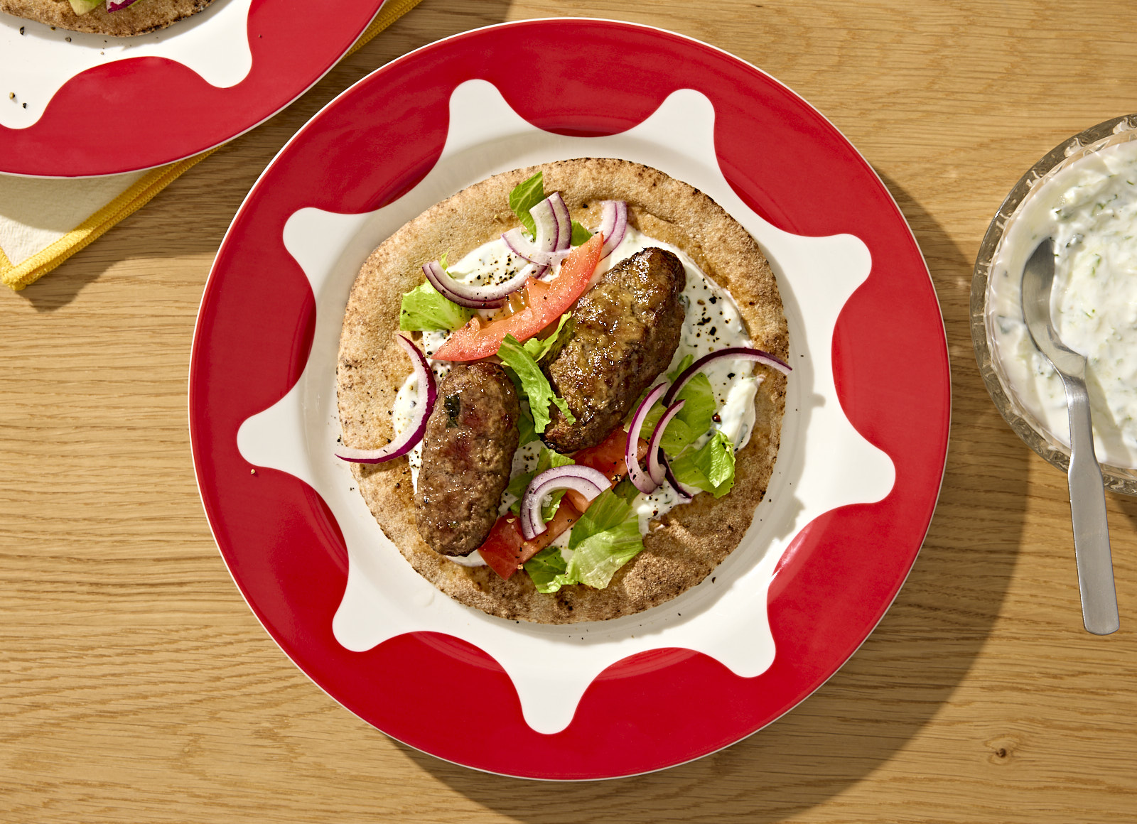 America's Test Kitchen Air-Fryer Lamb Kofte Wrap
