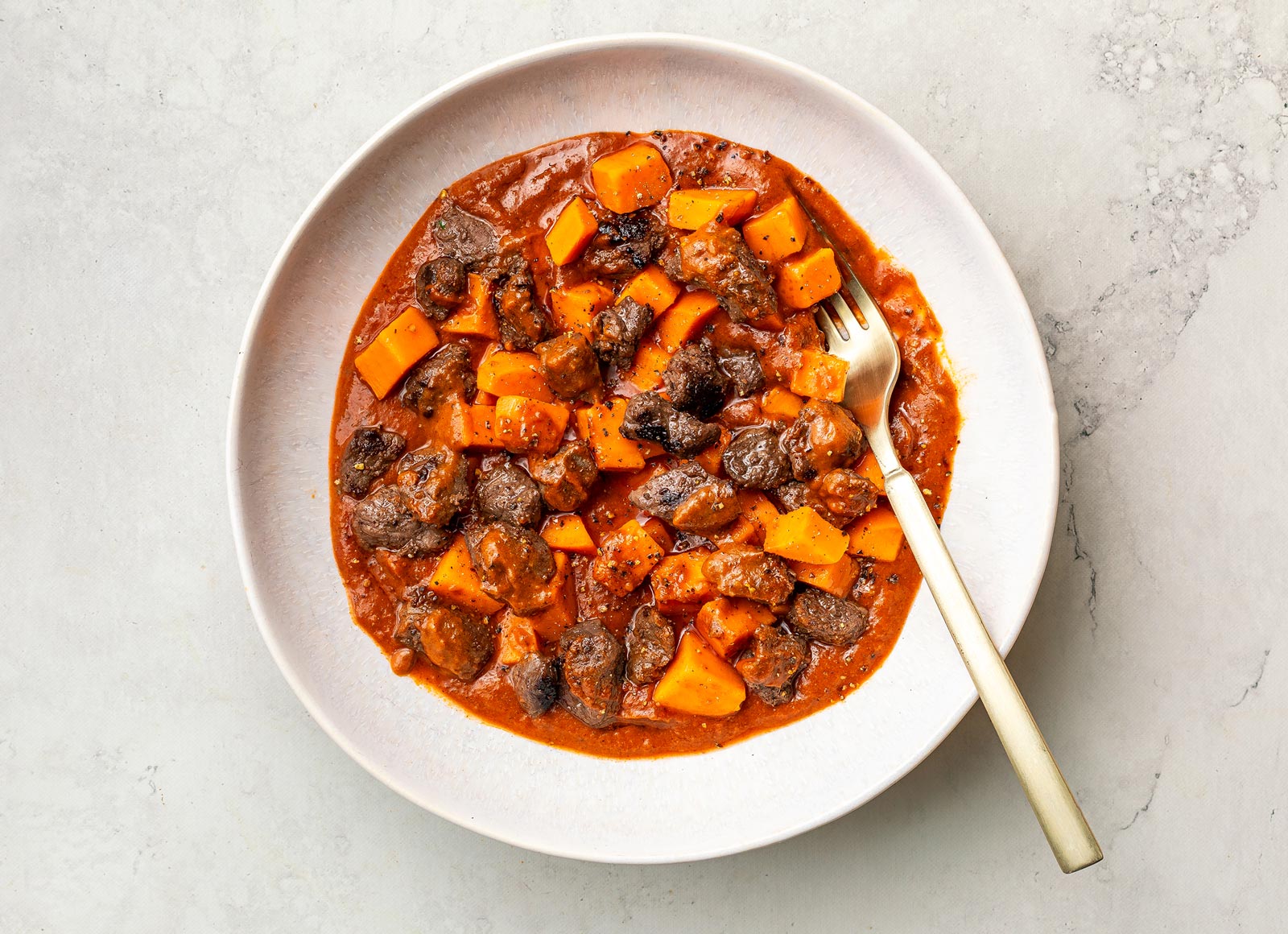 Sweet Potato Bison Tikka Masala