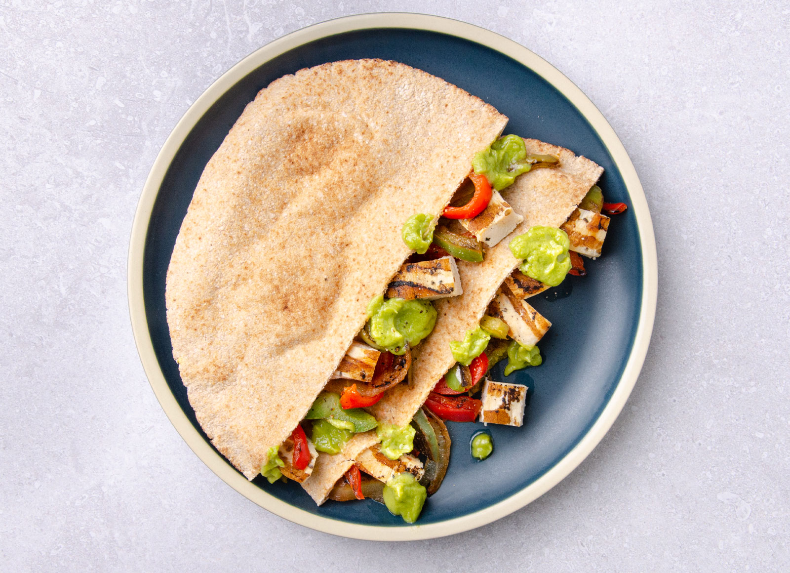 Fajita in a Whole Grain Pita Pockets