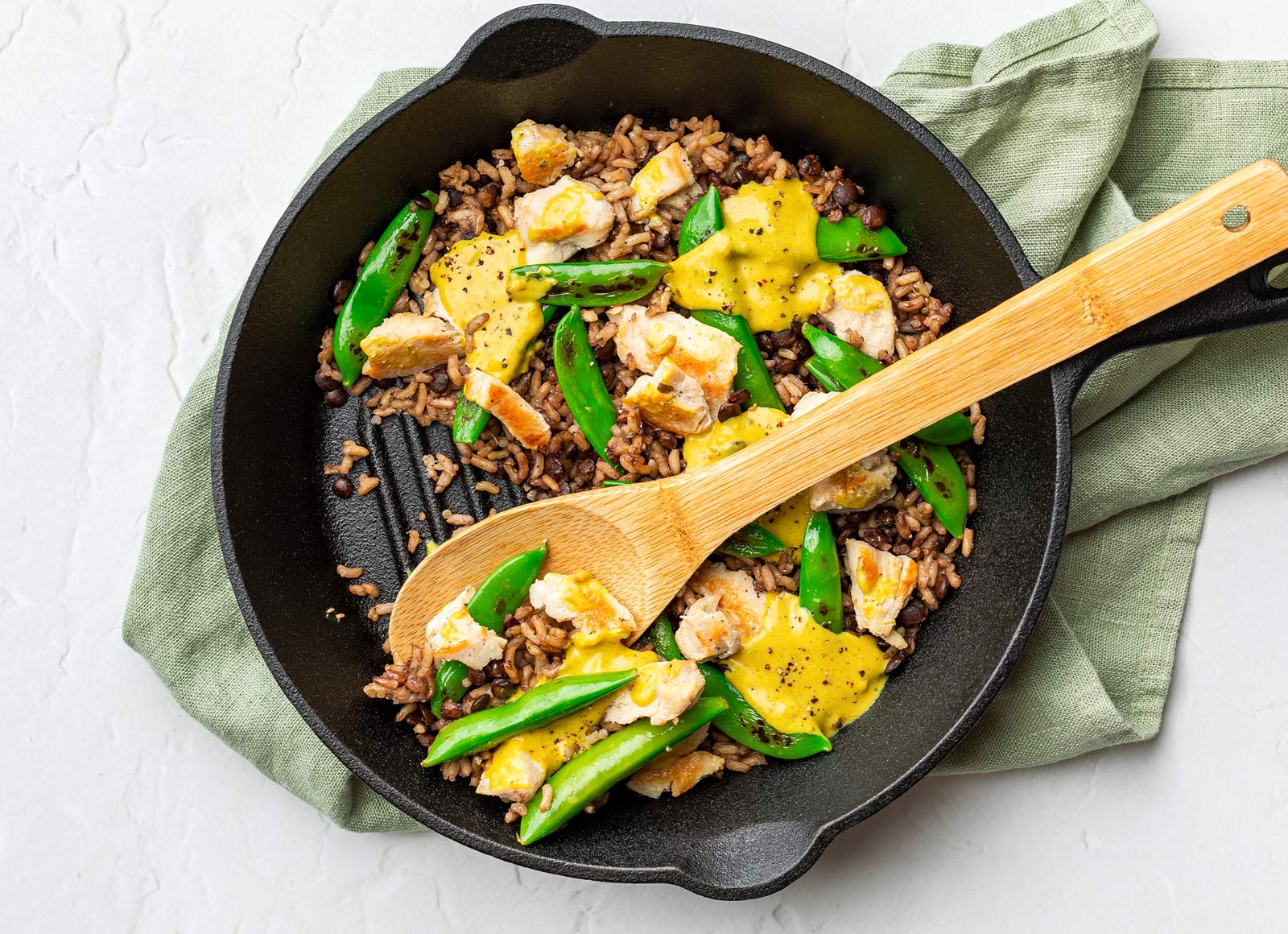 Thai Coconut Chicken + Veggie Stir-Fry