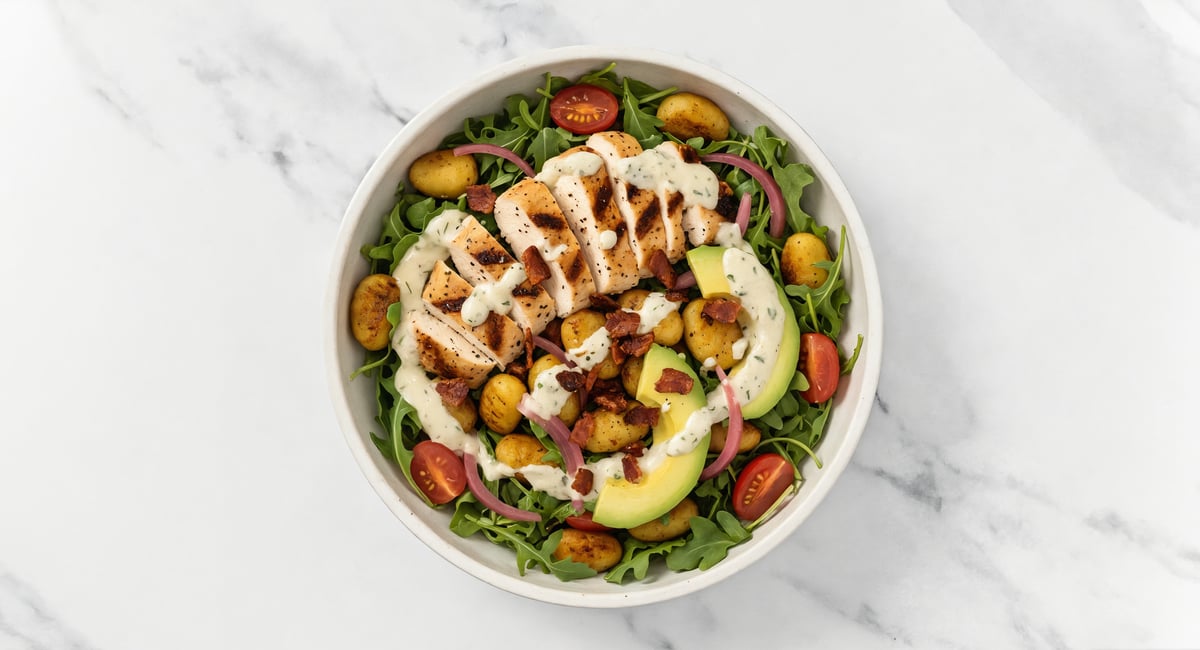 Crispy Gnocchi & Chicken Bacon Ranch Bowl