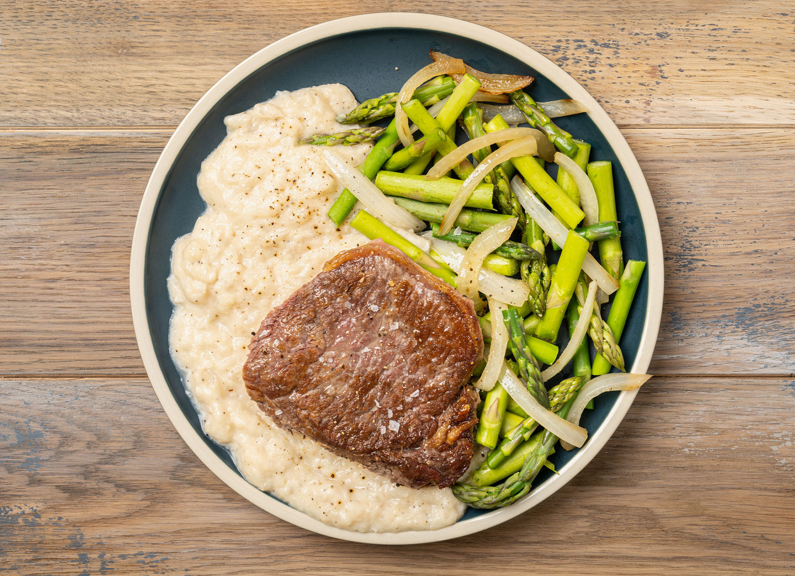 Ribeye Steak + Cauliflower Mash
