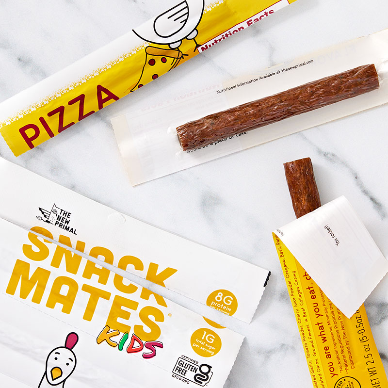 Pizza Chicken Jerky Snackmates 5 Pack Hungryroot
