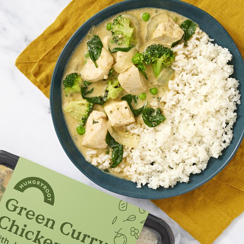 Green Curry Chicken With Jasmine Rice 1 of 2