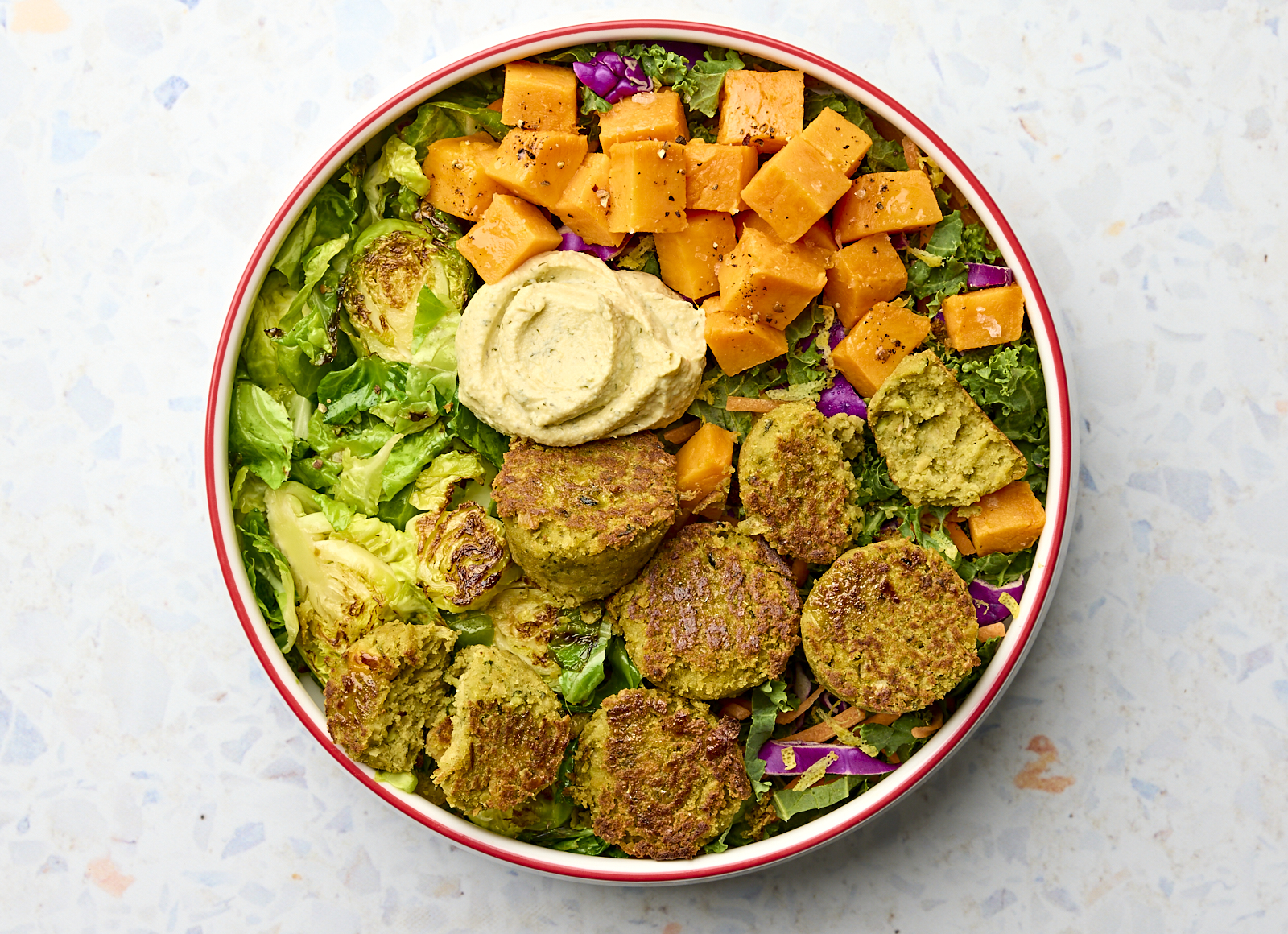 Falafel Rainbow Bowl