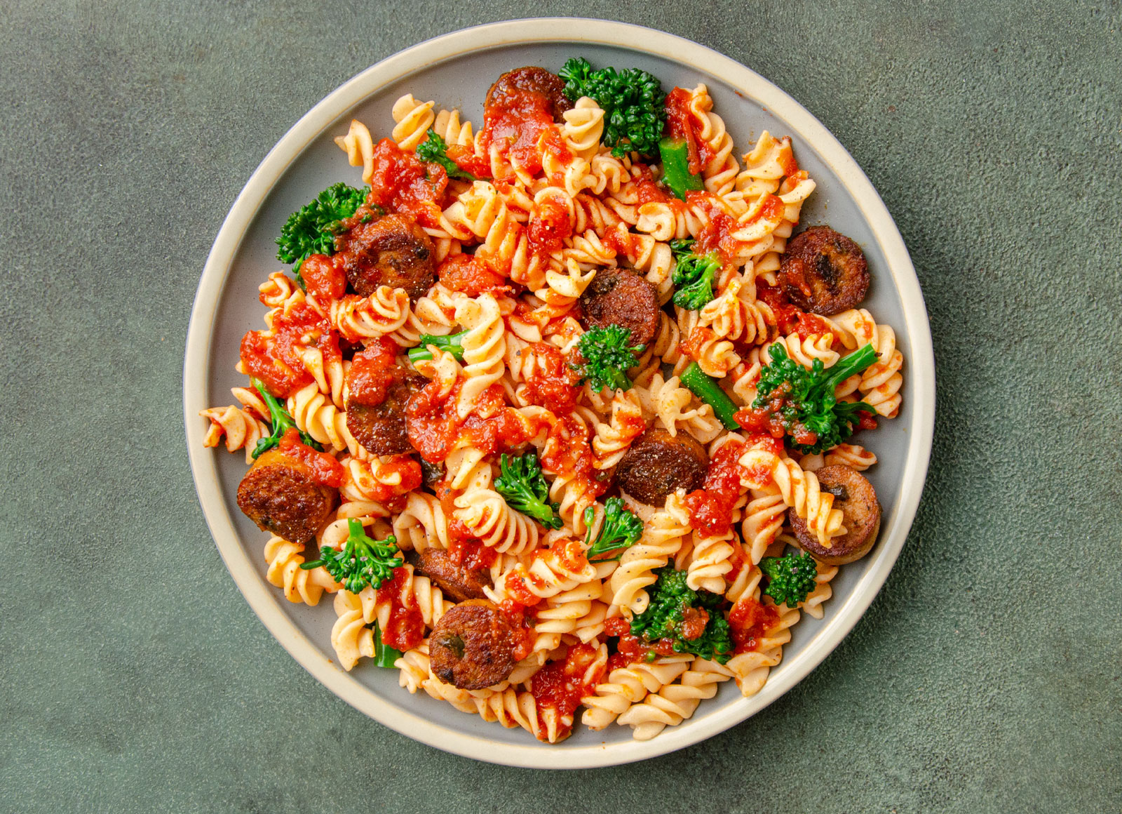 Sweet Italian Sausage Marinara Fusilli