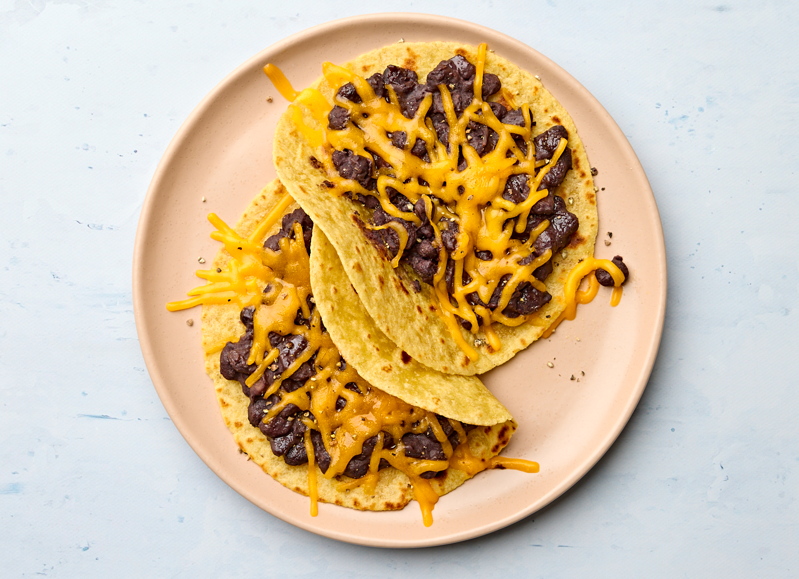 Cheesy Cuban Spiced Black Beans Bean Tacos