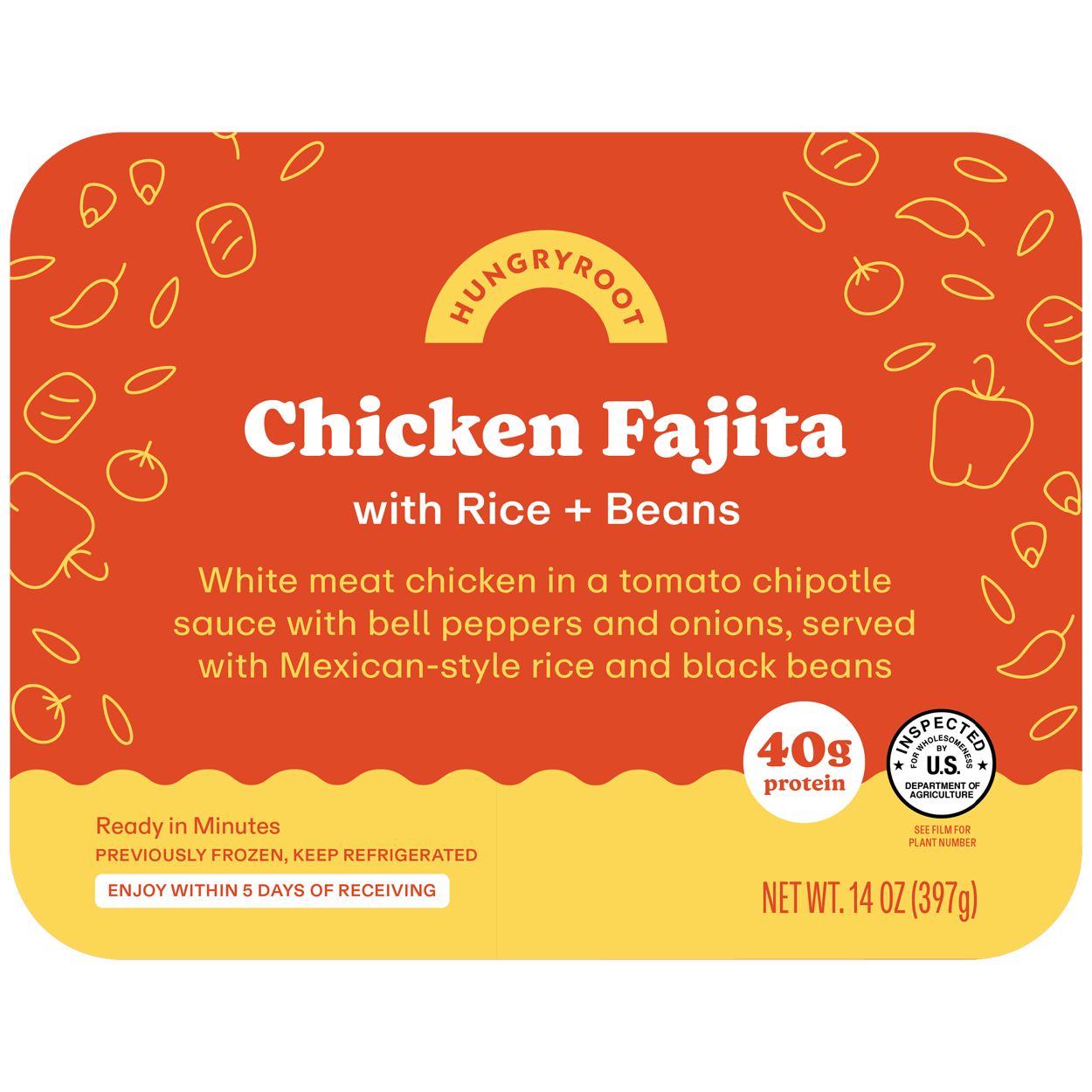 Chicken Fajita with Rice + Beans 2 of 2