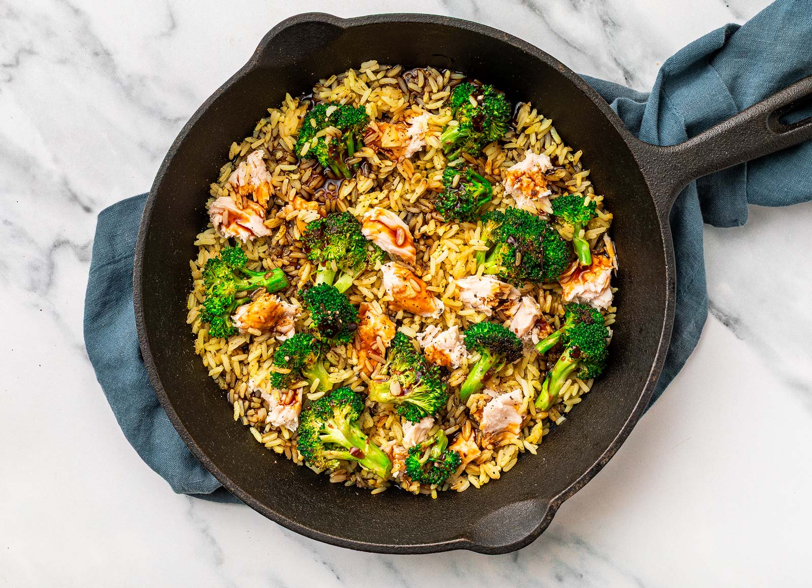 Teriyaki Chicken Breast + Broccoli Fried Rice