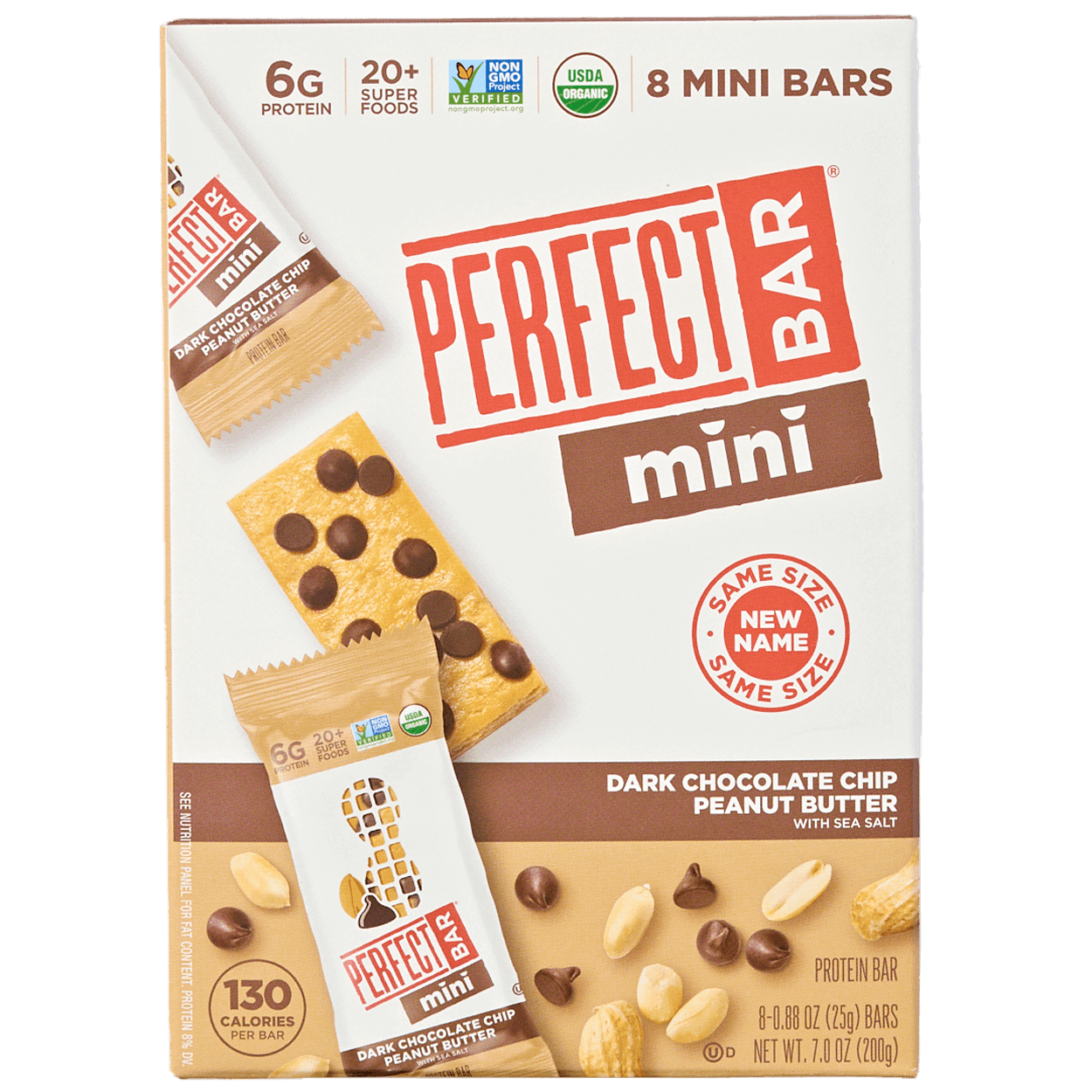 Organic Mini Chocolate Chip & Peanut Butter Bar - 8 Pack 2 of 2