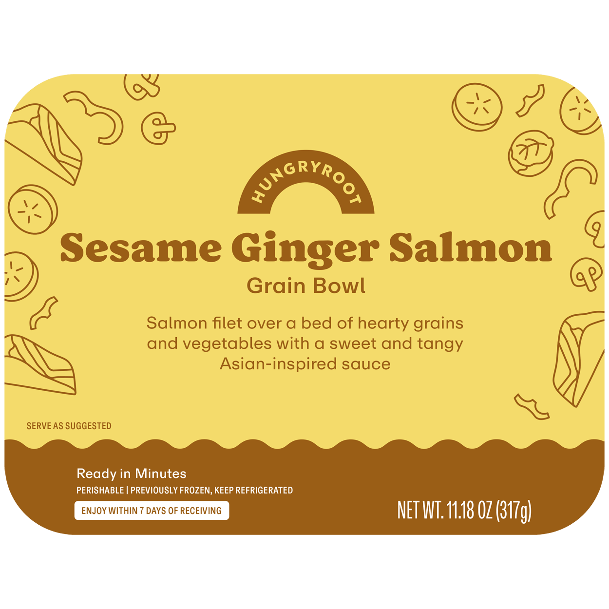 Sesame Ginger Salmon Grain Bowl 2 of 2