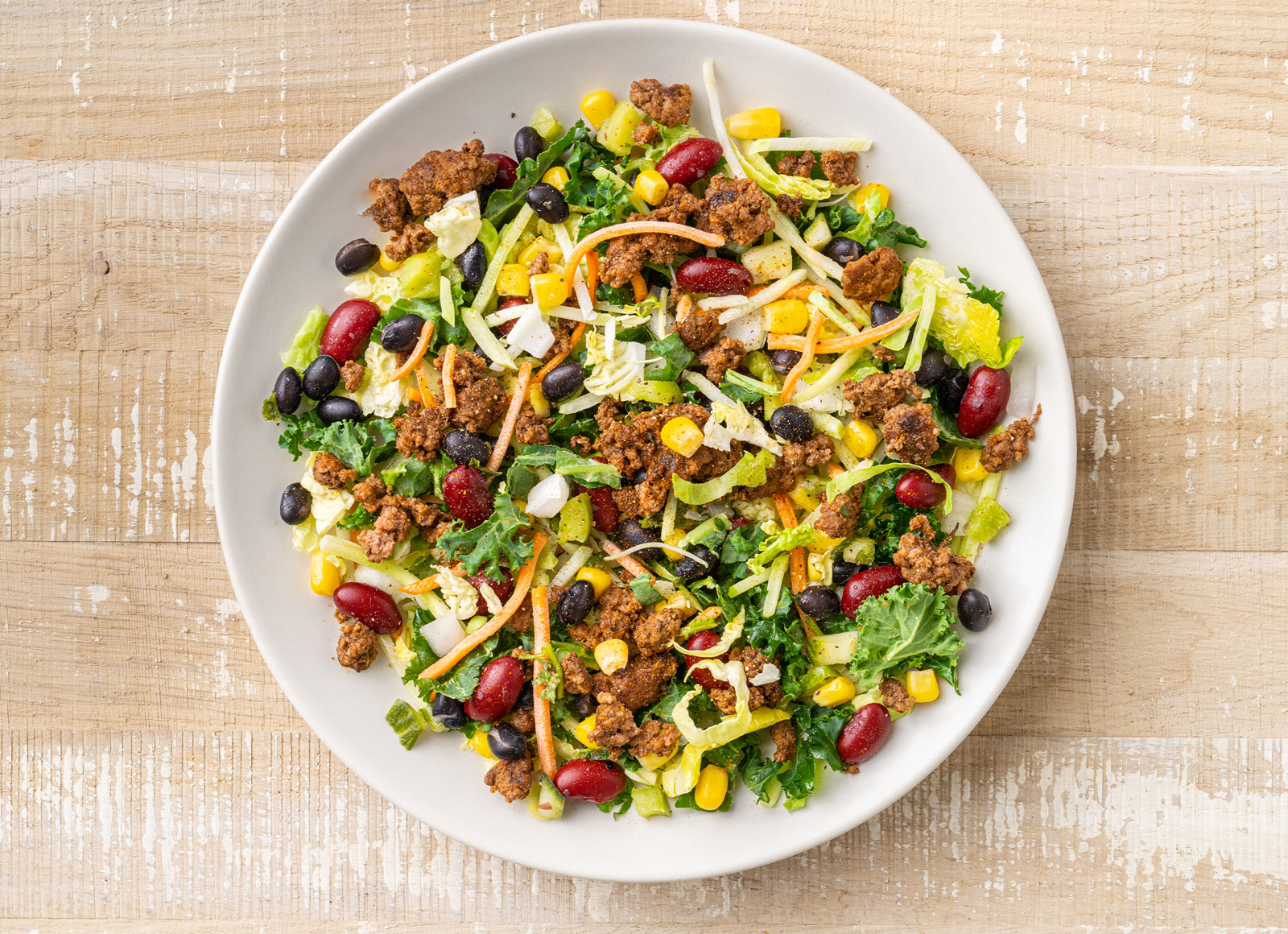 Bison Taco Salad