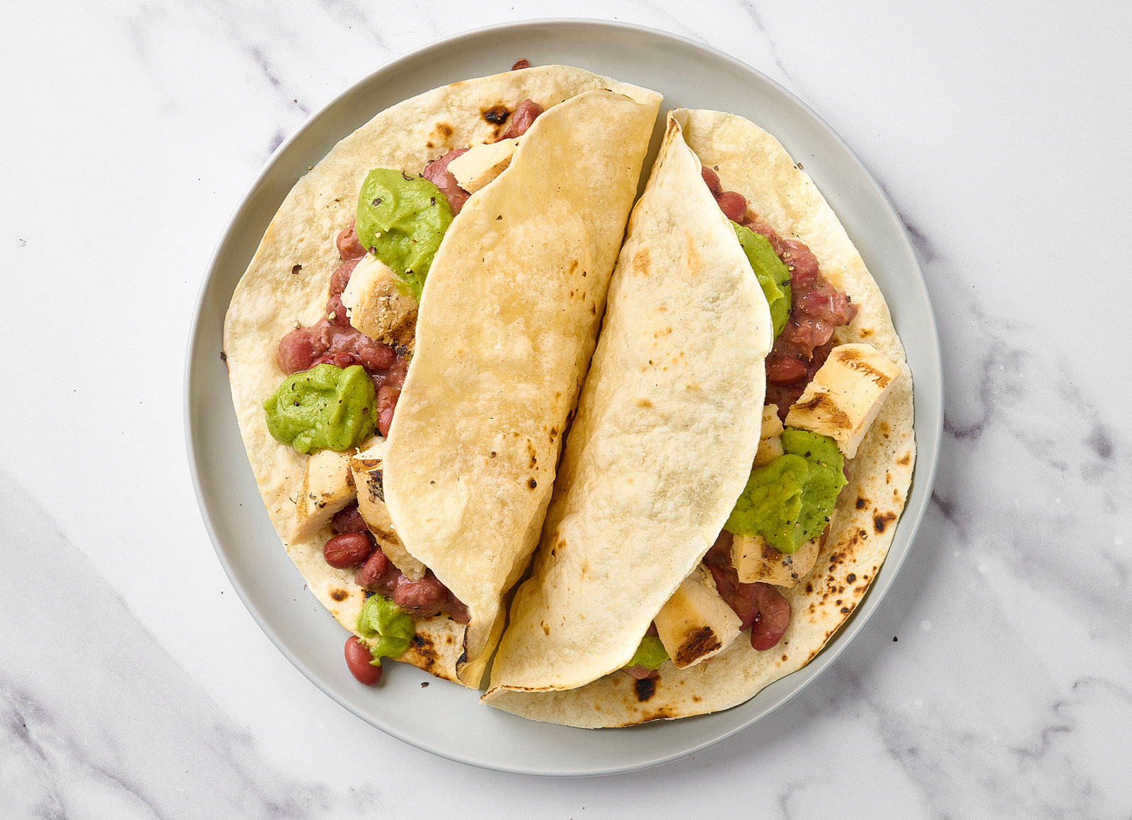  Extra Protein + Guac Tacos with Seasoned Grilled Chicken Breast