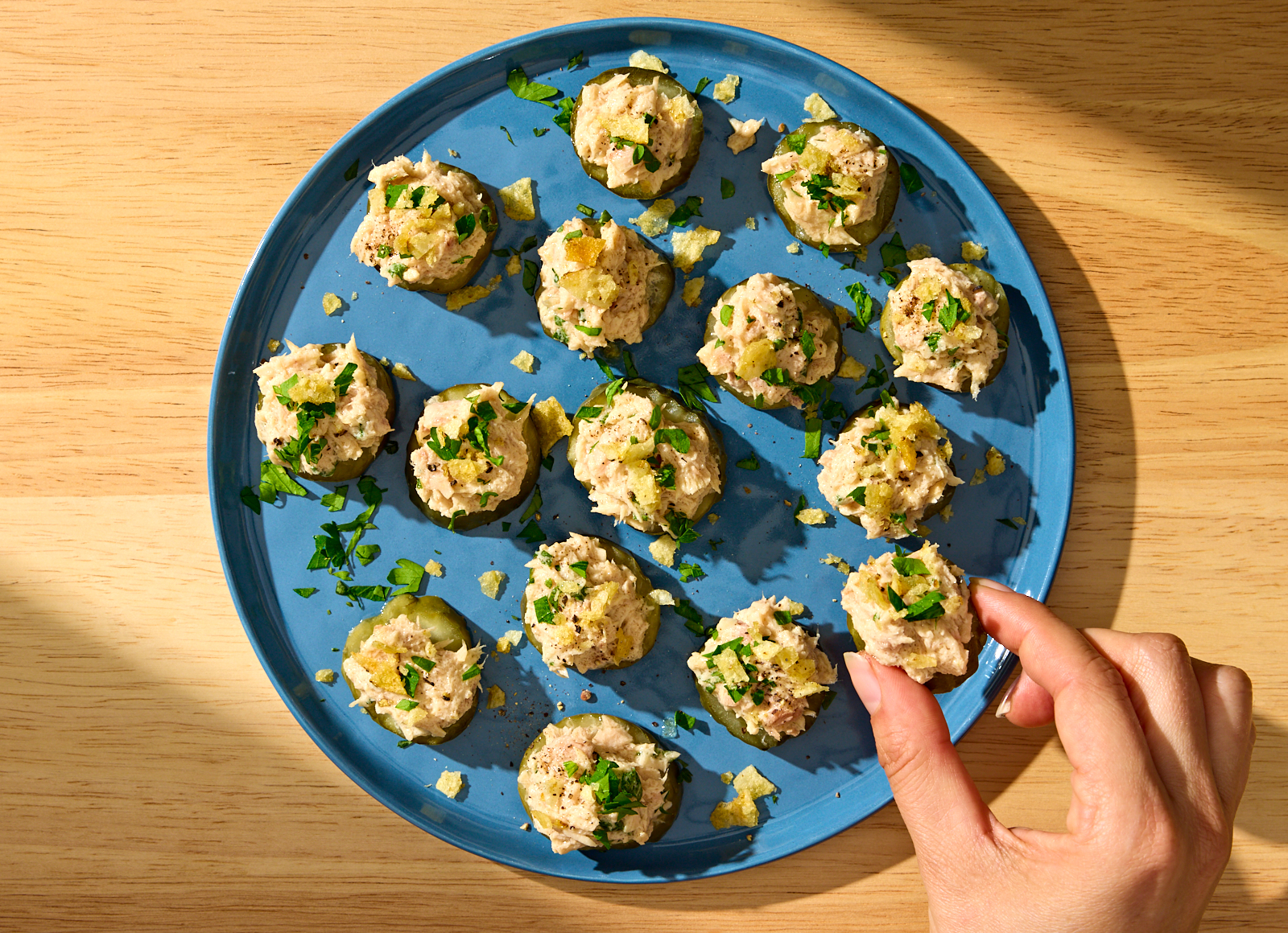 Tuna Pickle Bites Snack