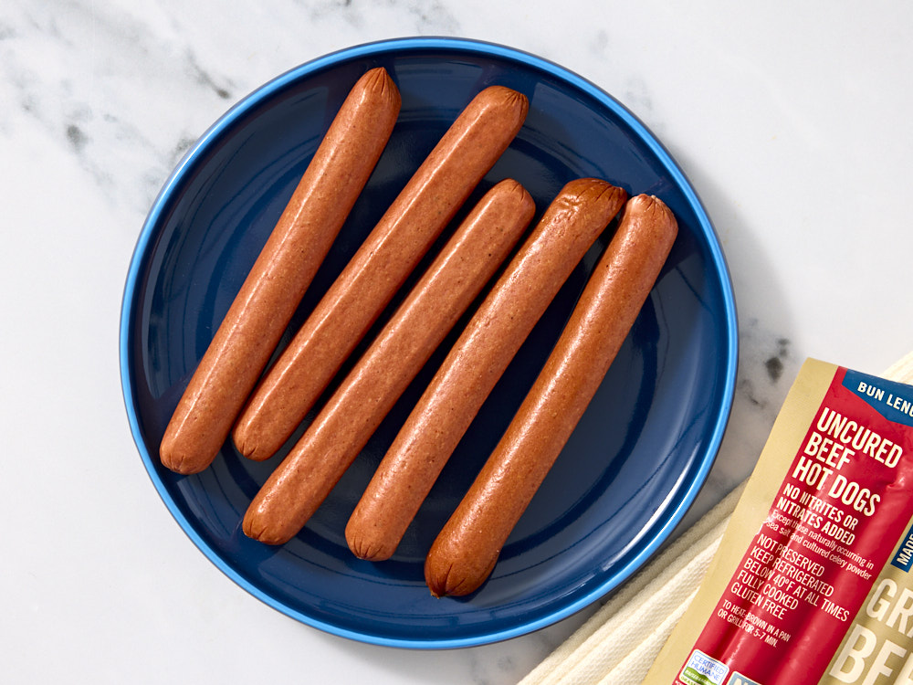 Uncured Beef Hot Dogs 1 of 2
