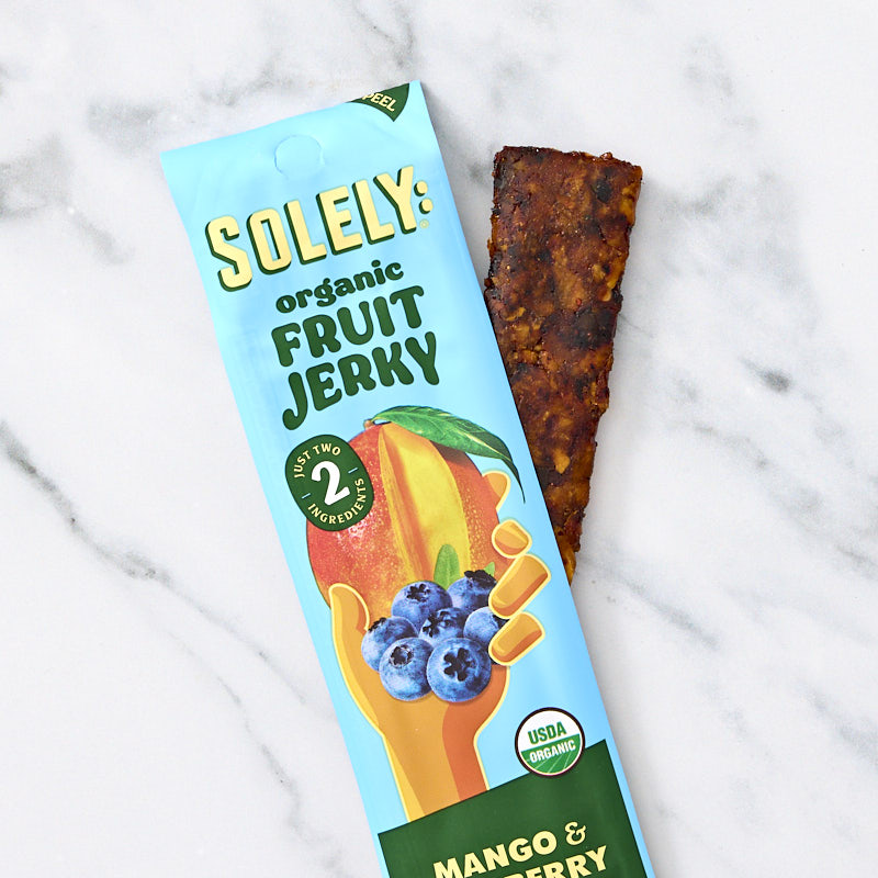 Organic Mango Blueberry Fruit Jerky 1 of 2