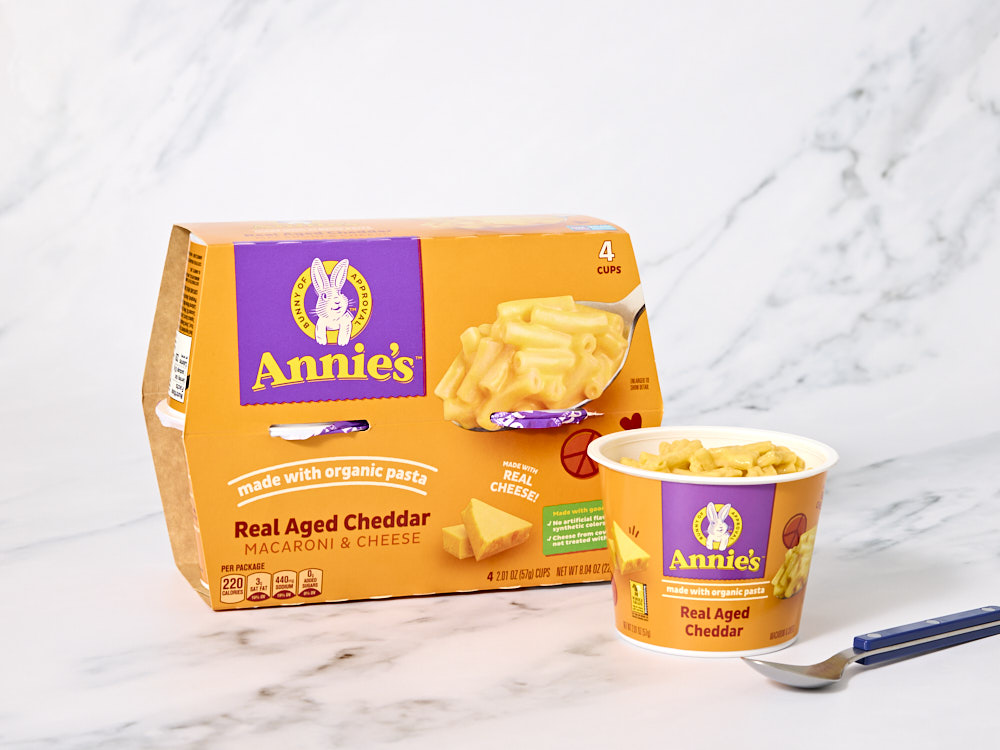 Organic Real Aged Cheddar Microwavable Mac & Cheese 4 Pack 1 of 2