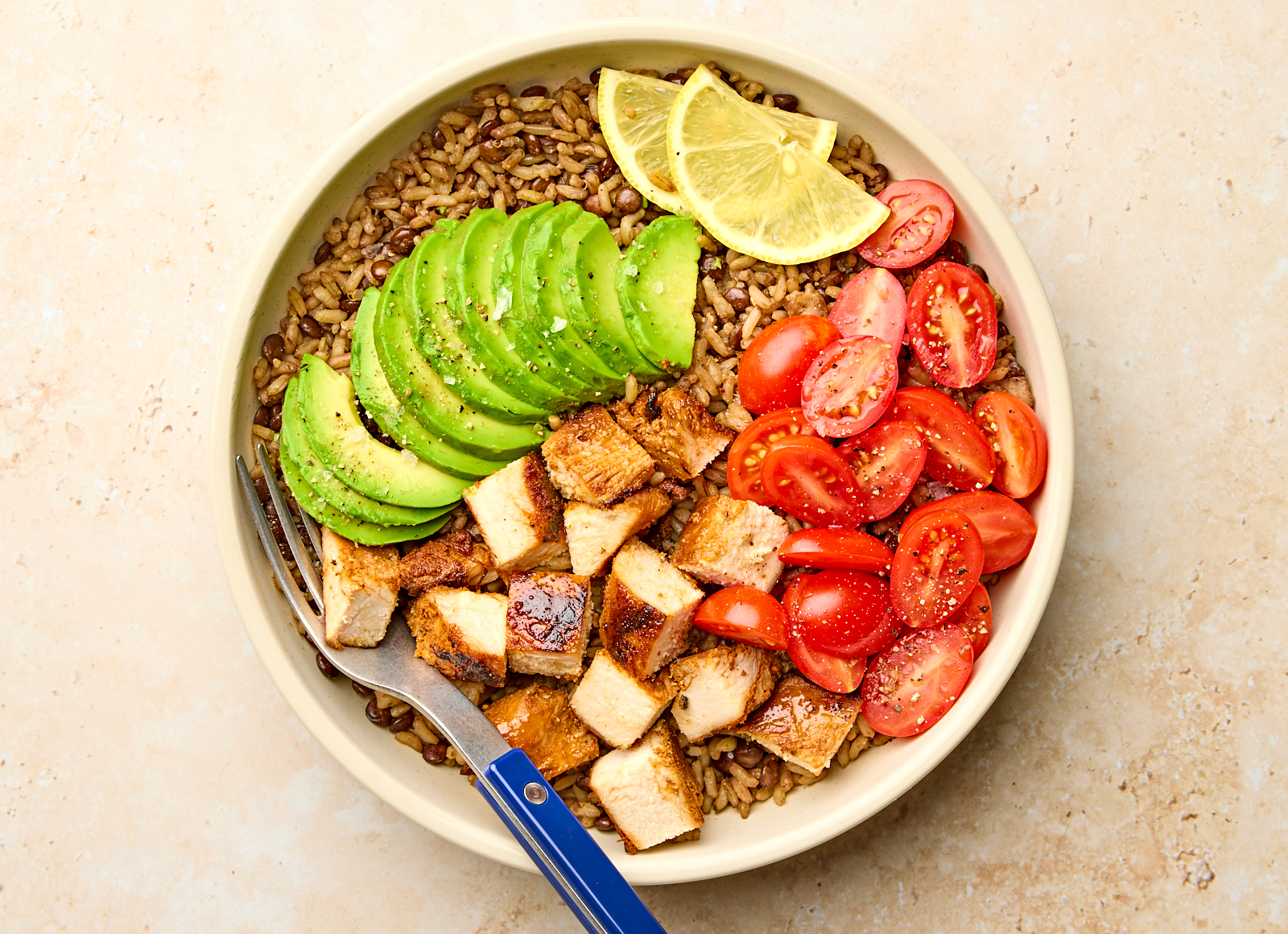 Blackened Chicken + Avo Power Bowl