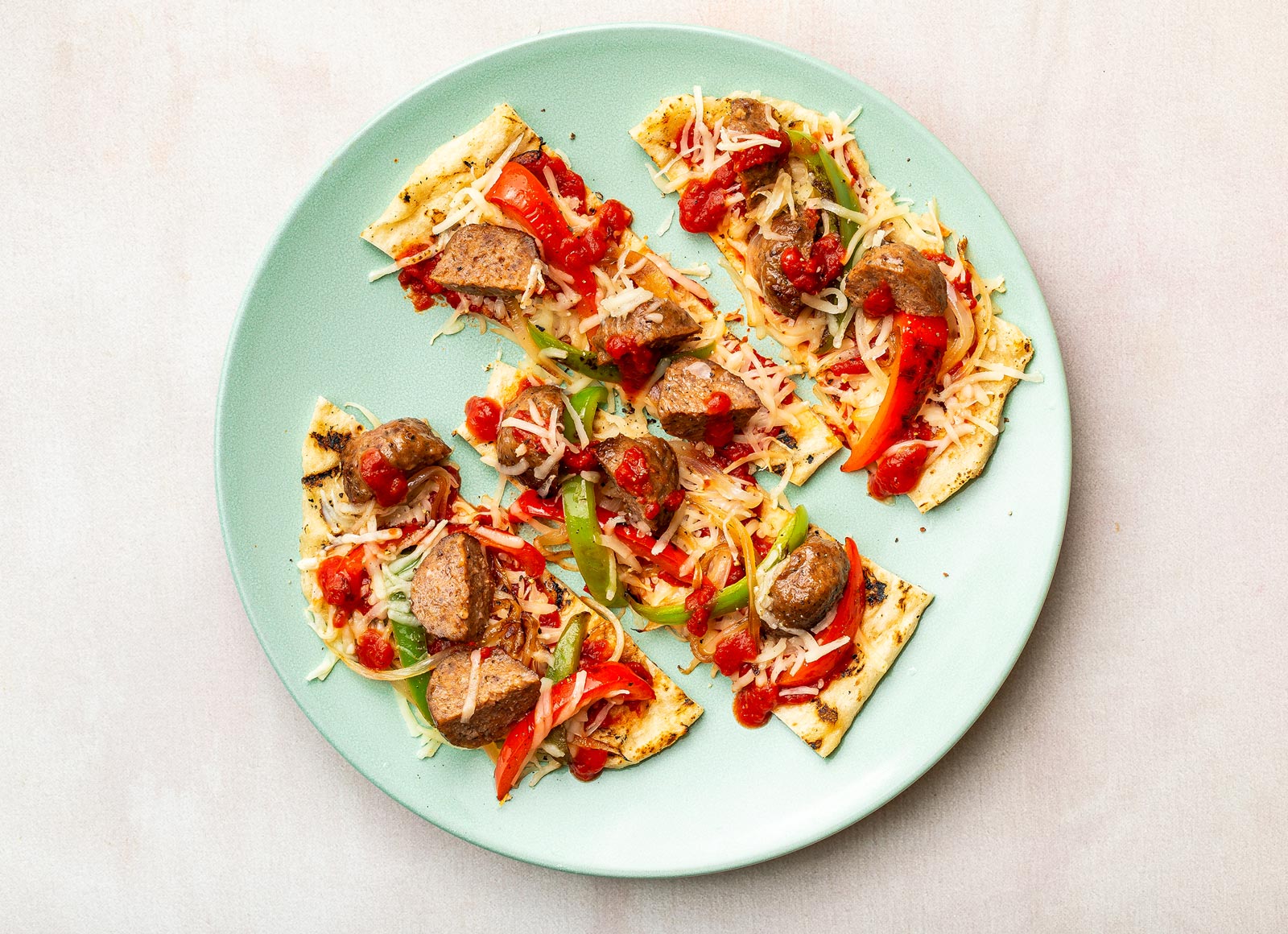 Meatball Sub Wood Grilled Pizza Crusts