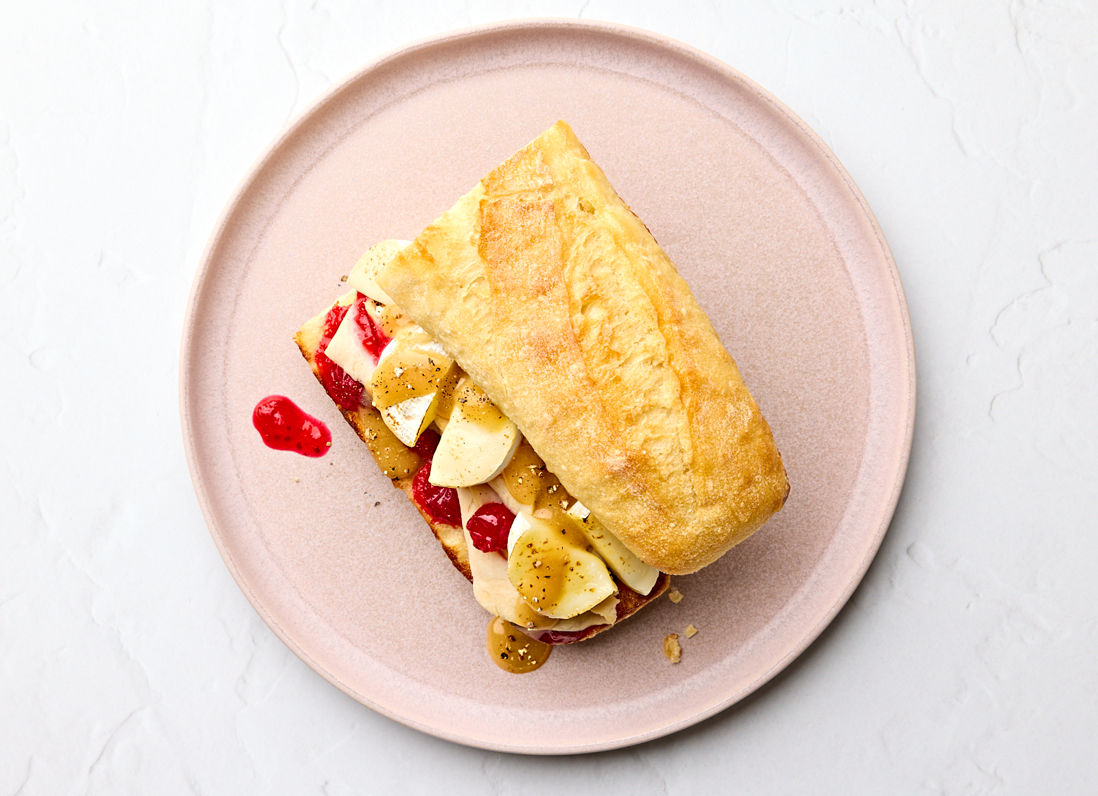 Turkey Brie Cranberry Baguette