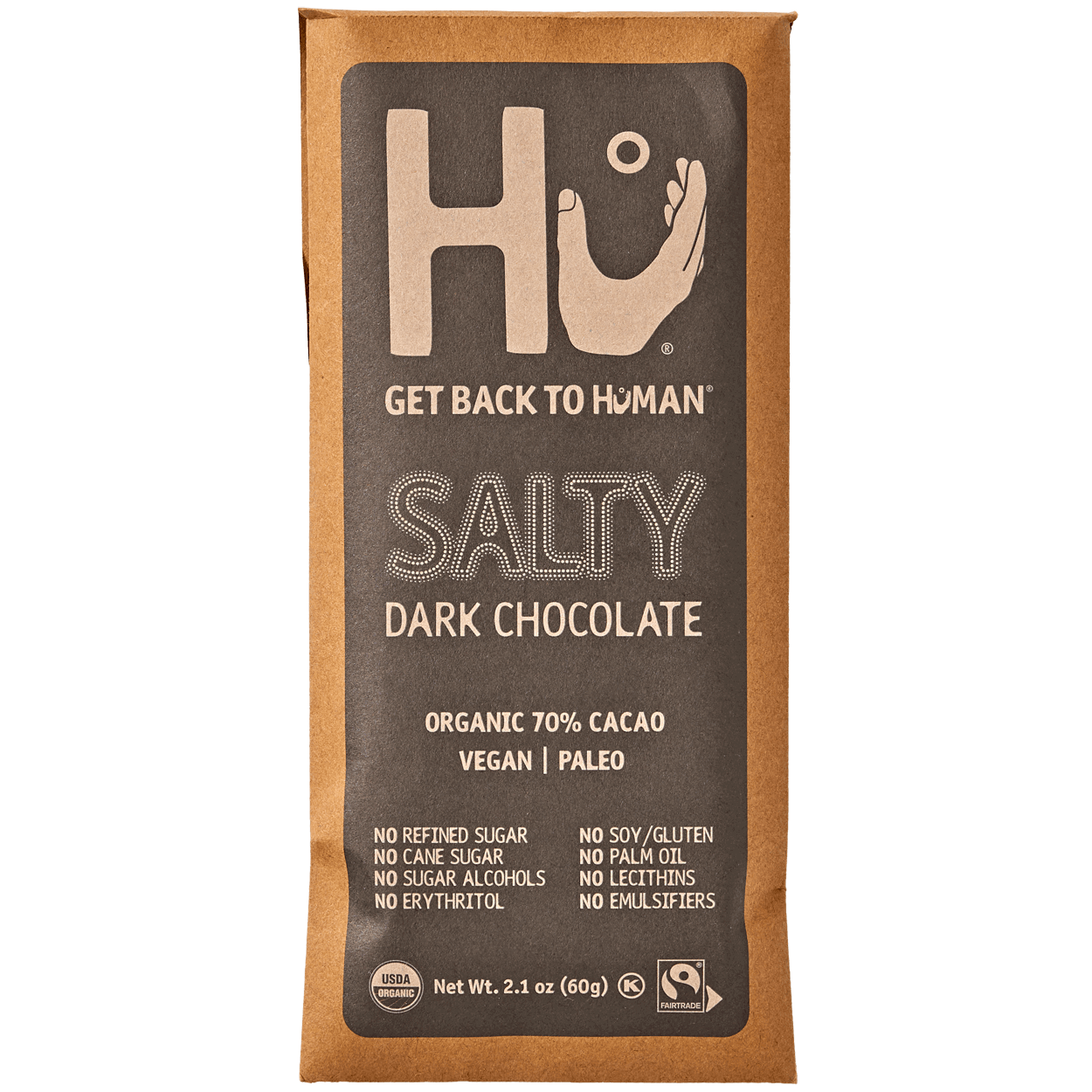 Organic Salty Dark Chocolate Bar 2 of 2