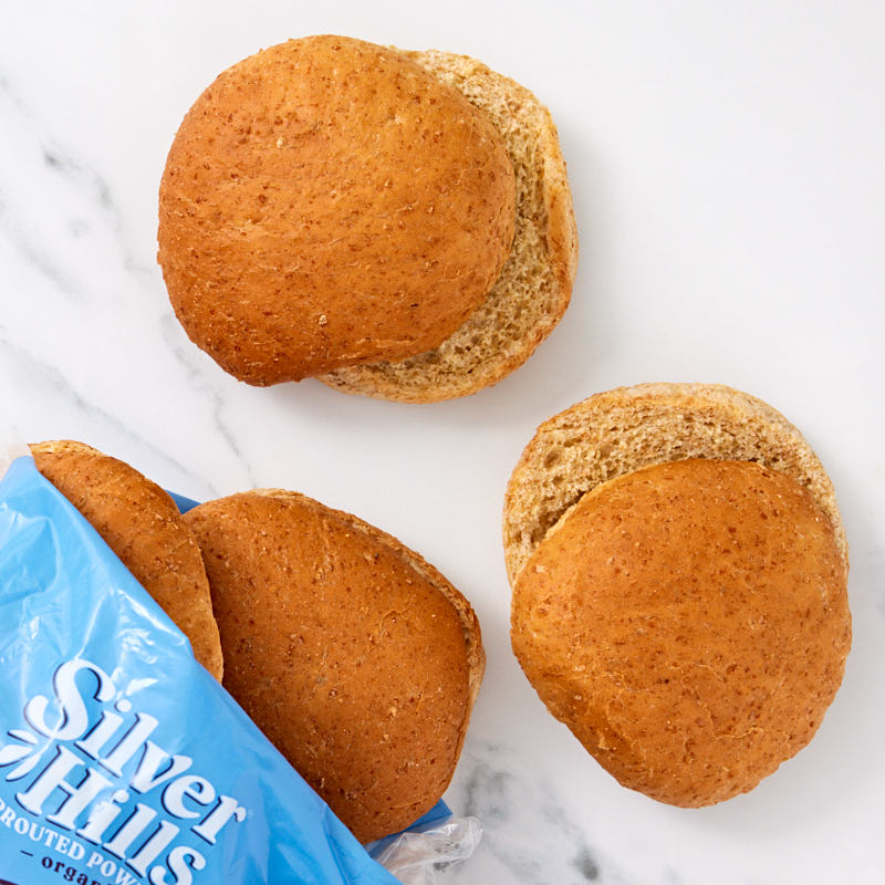 Organic Sprouted Whole Grain Burger Buns Hungryroot
