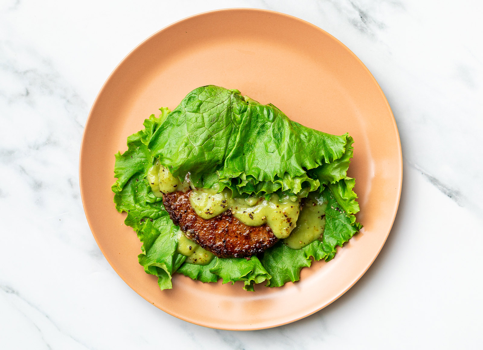 Blackened Beef Burger with Avocado