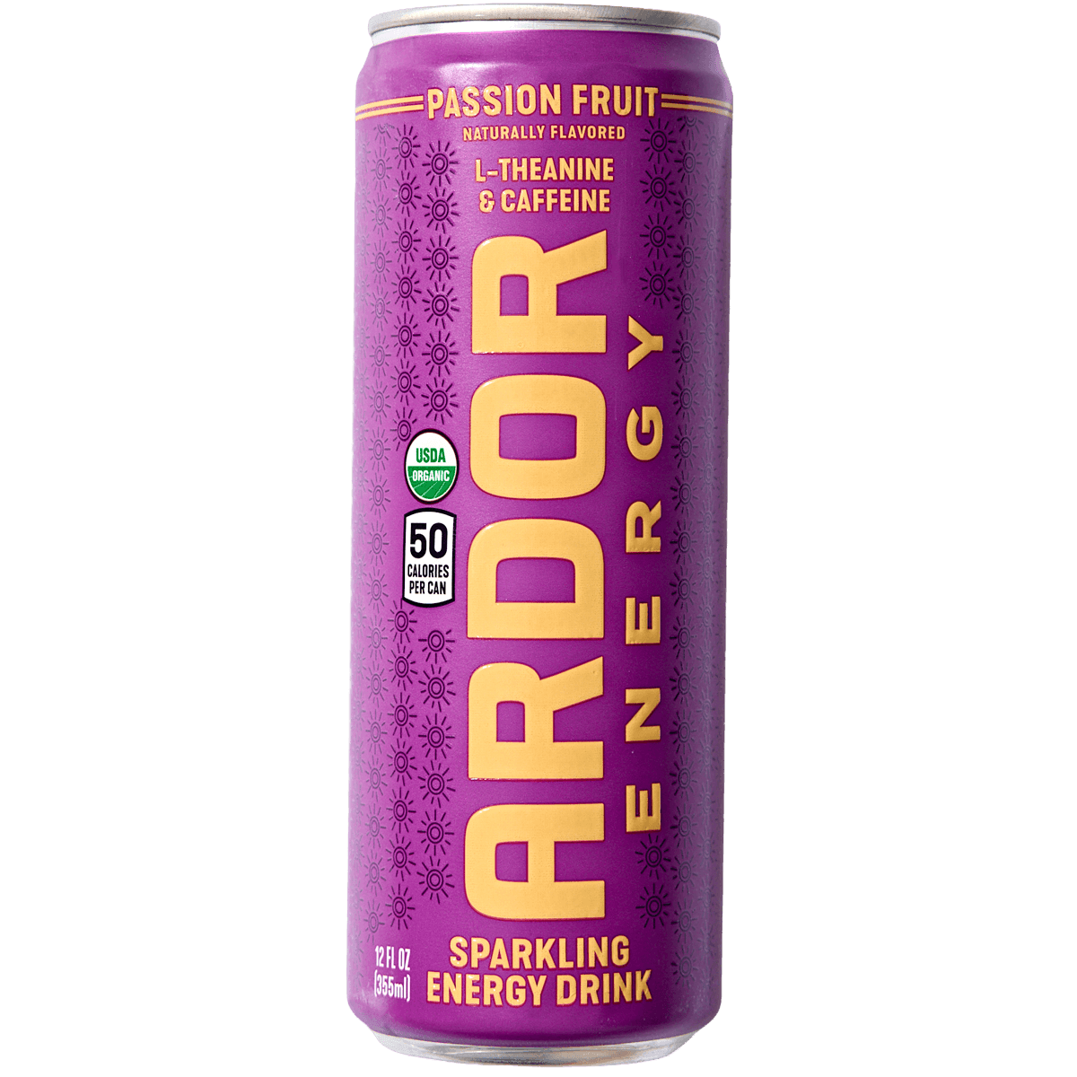 Organic Passion Fruit Sparkling Energy Drink 2 of 2