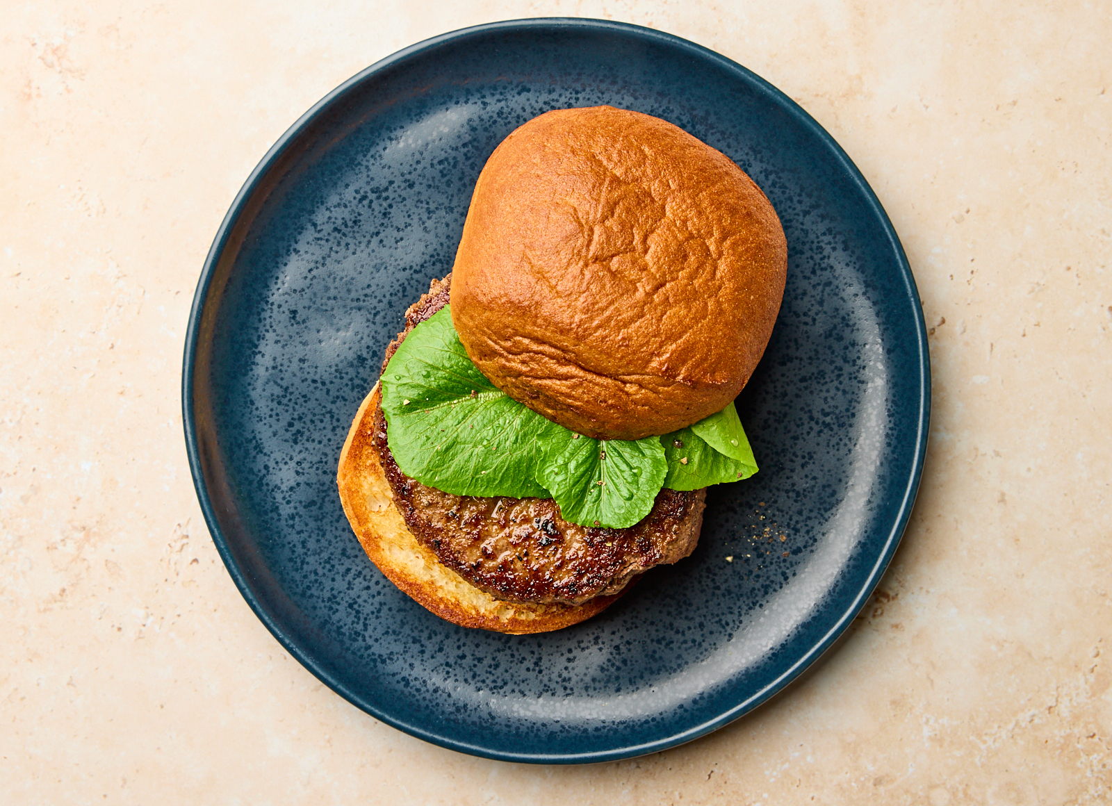 Bison Greenery Burger on Buns