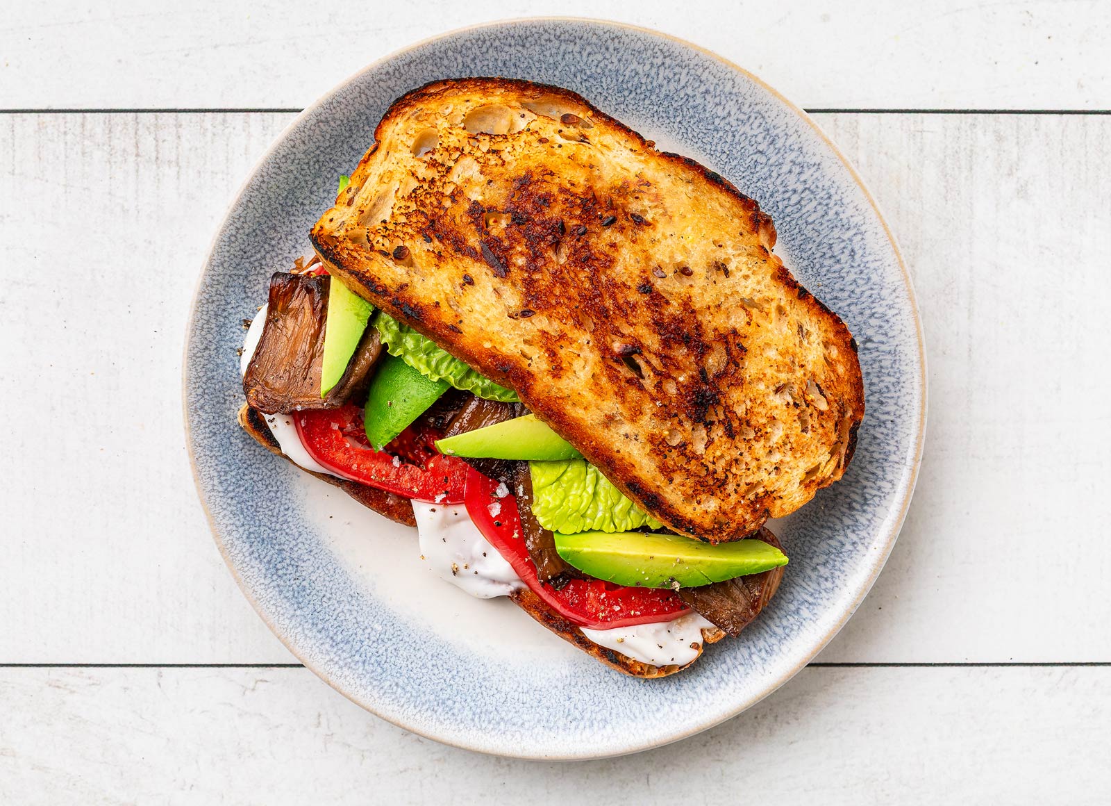 Hearty Vegan California BLT