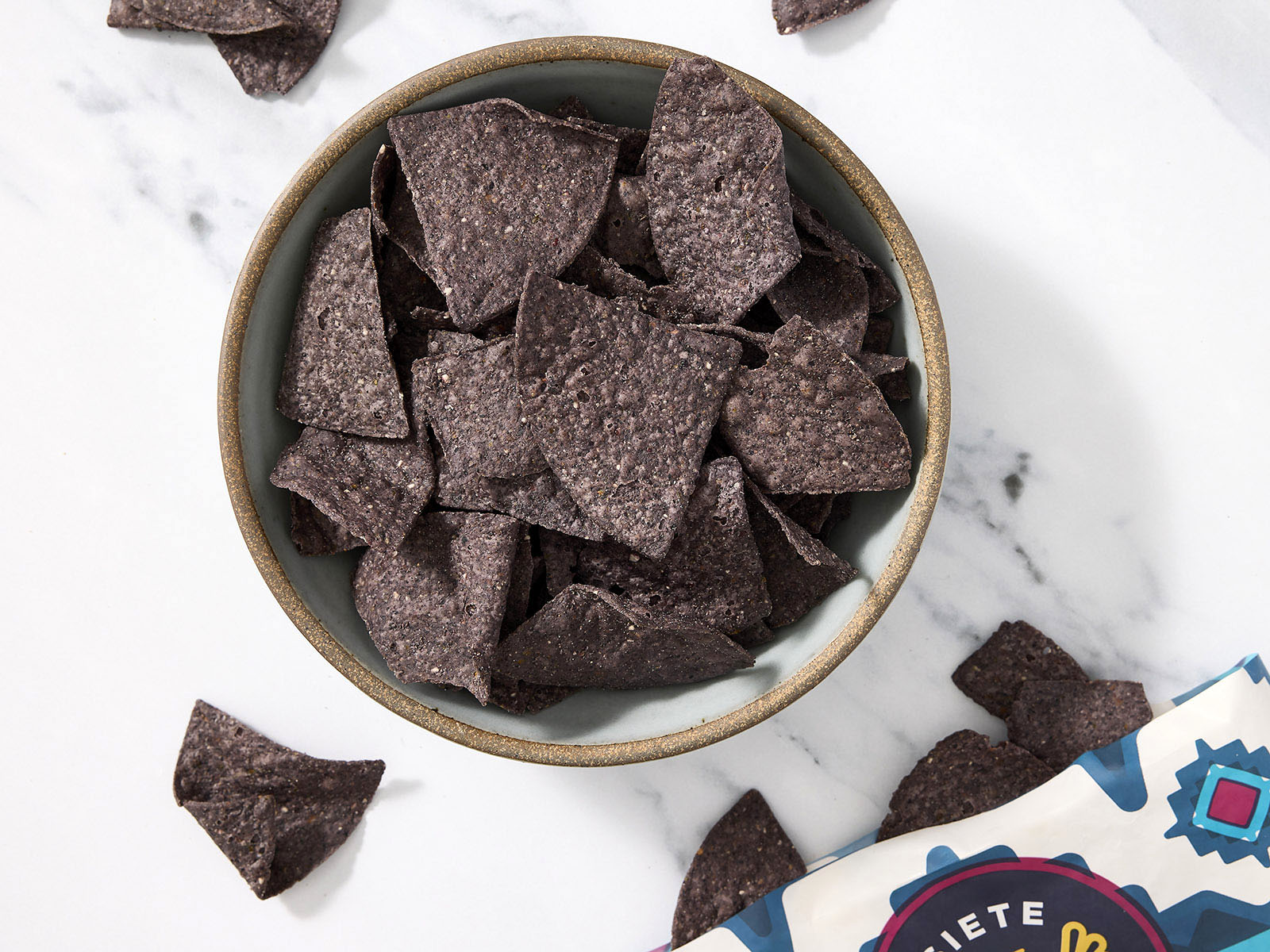 Maíz Blue Corn Tortilla Chips 1 of 2