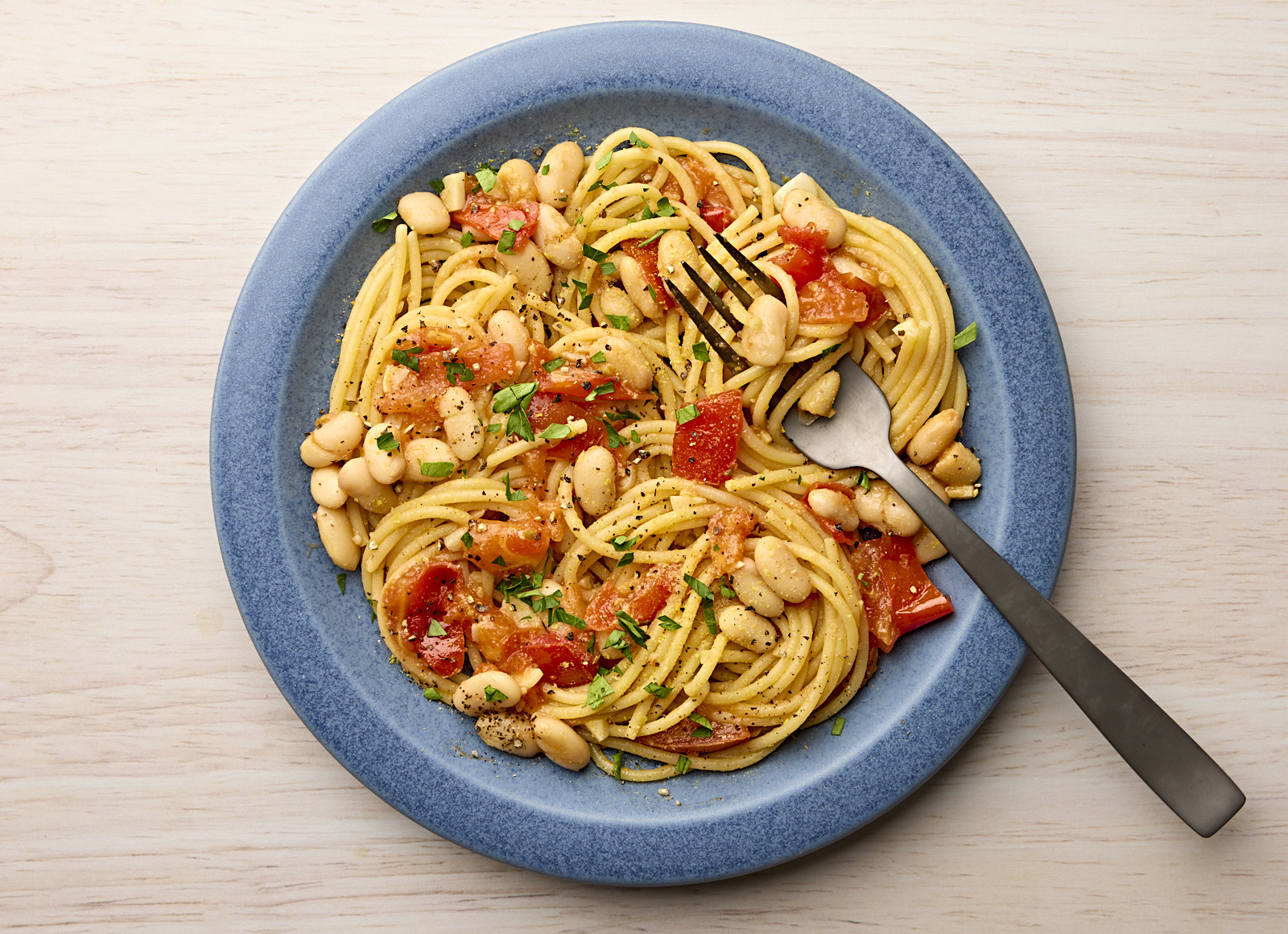 Fresh Tomato + Cannellini Bean Pasta