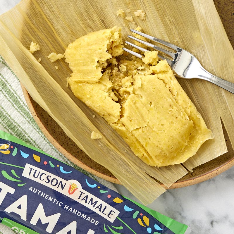 Green Chile + Cheese Tamale 1 of 2