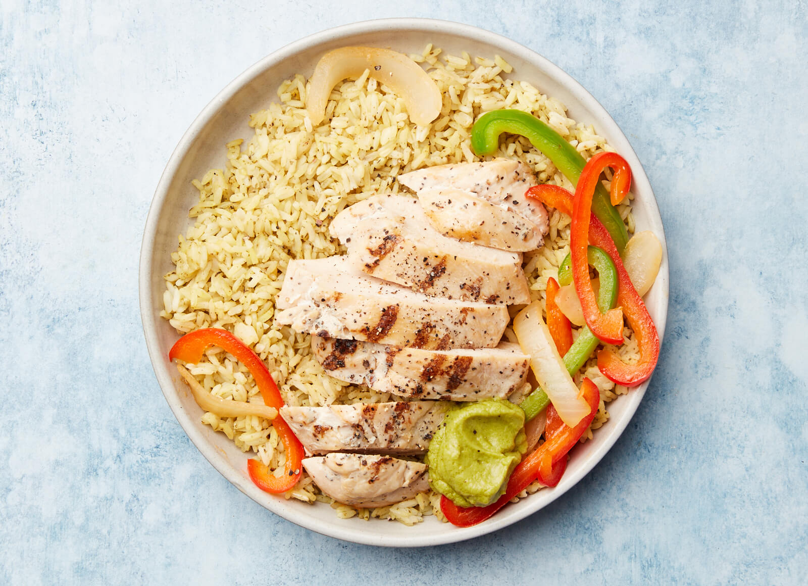 Sizzling Grilled Chicken Fajita Bowl