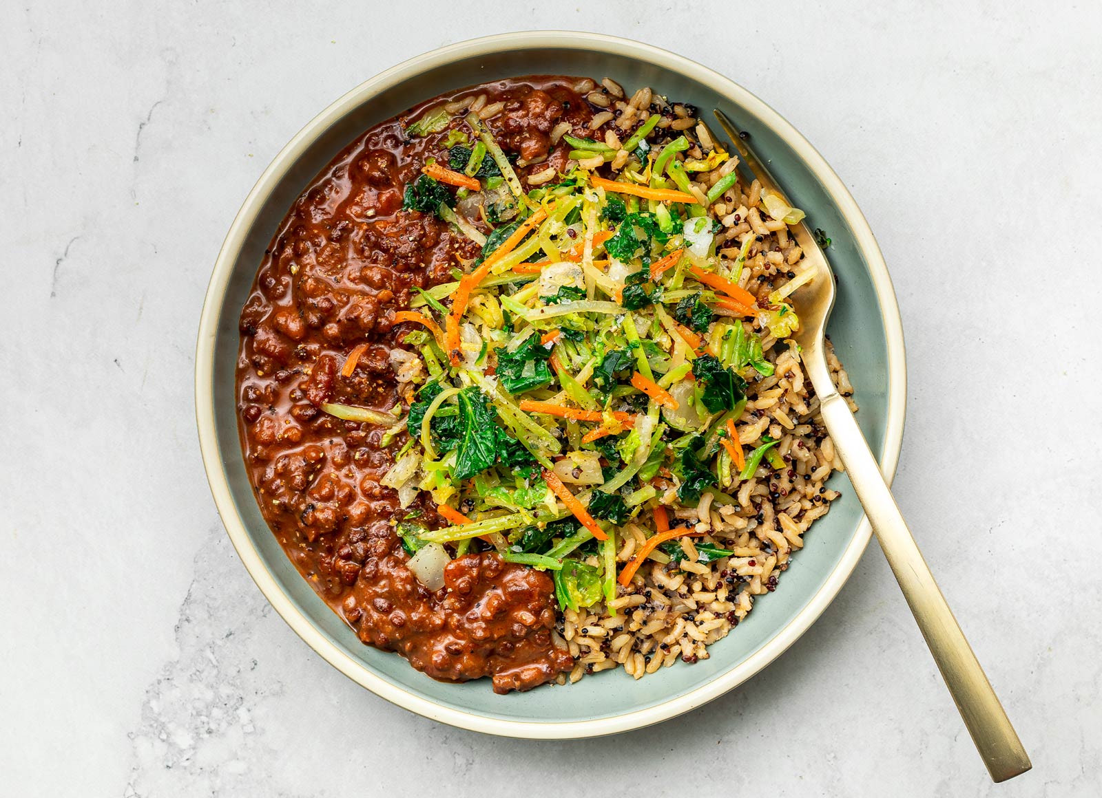 Super Black Lentil Dal Bowl