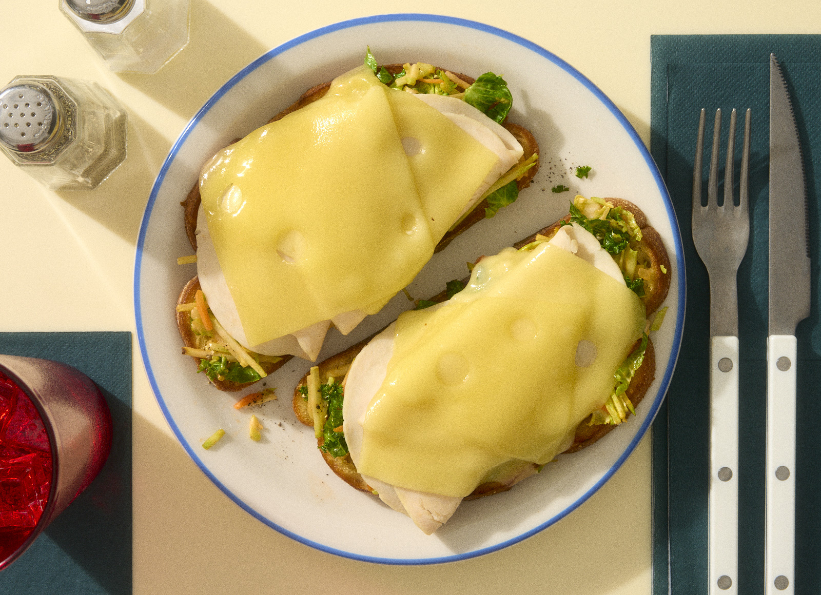 Open-Face Turkey Reuben