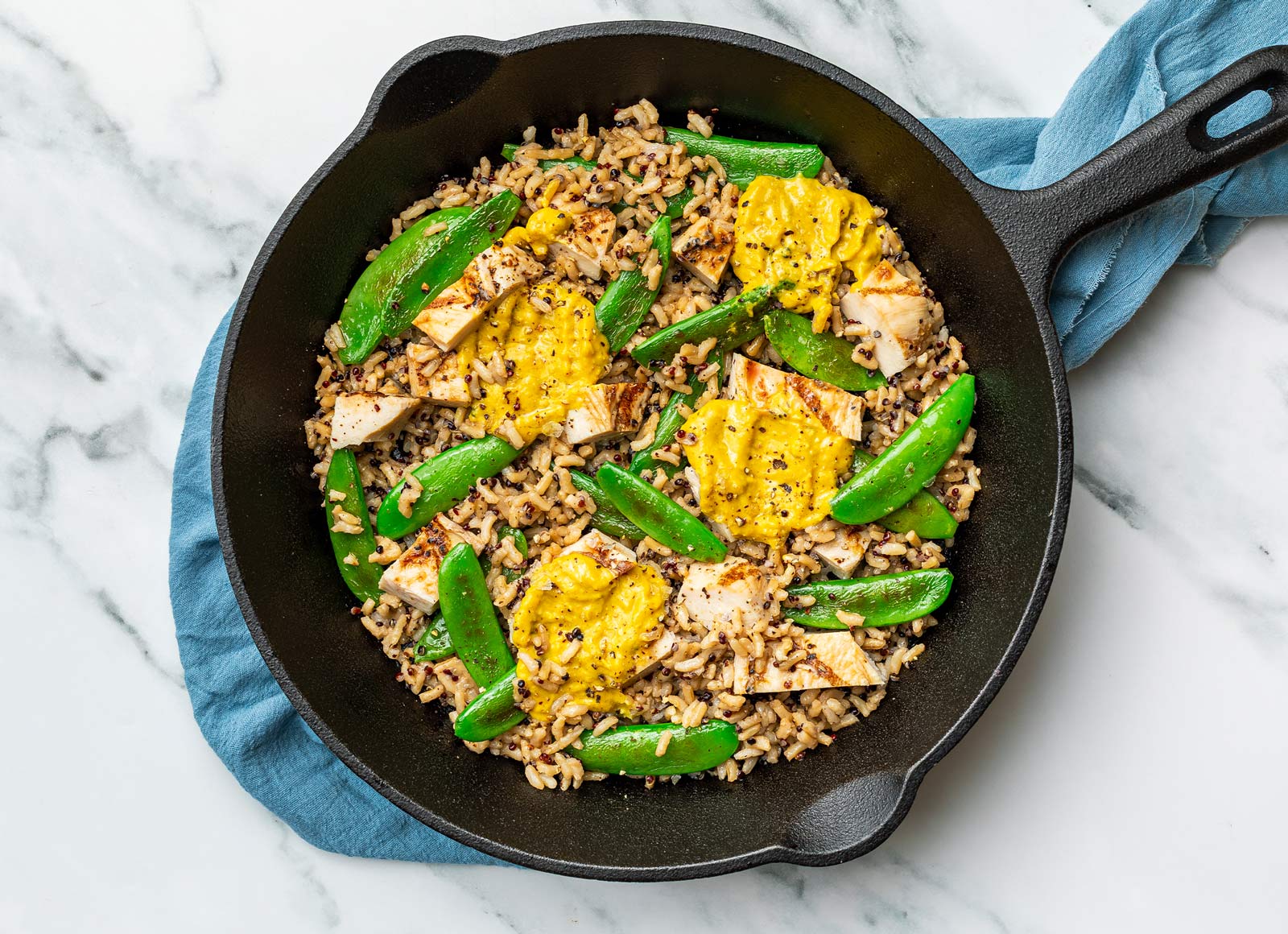 Curry Fried Rice with Chicken