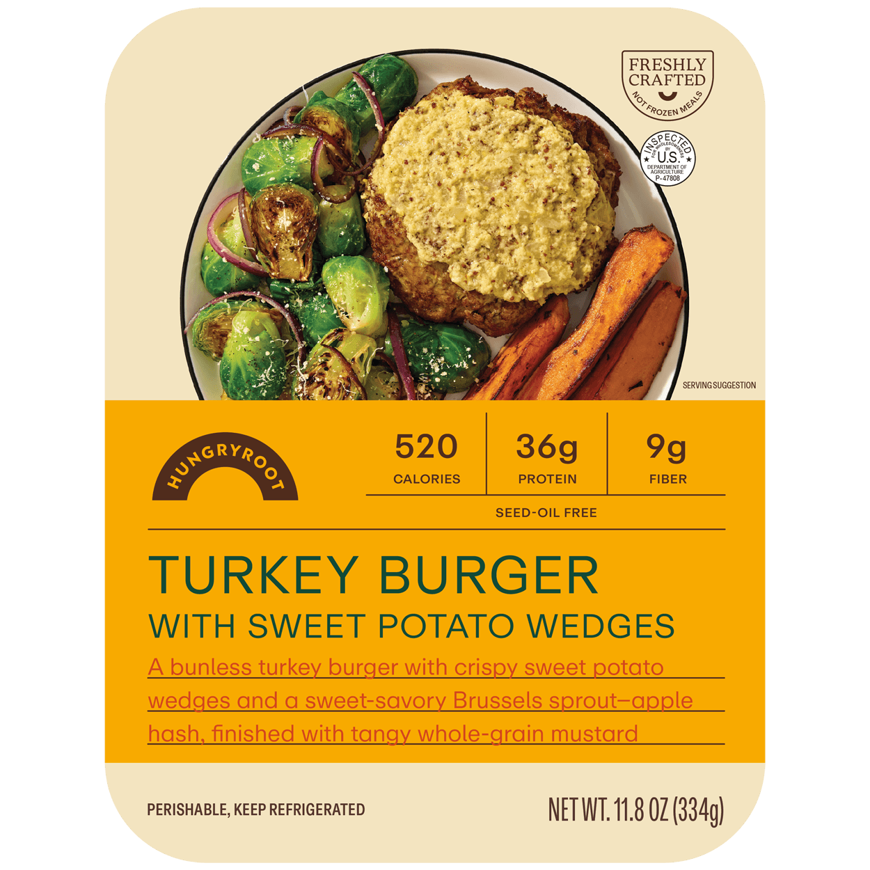 Turkey Burger with Sweet Potato Wedges 2 of 2