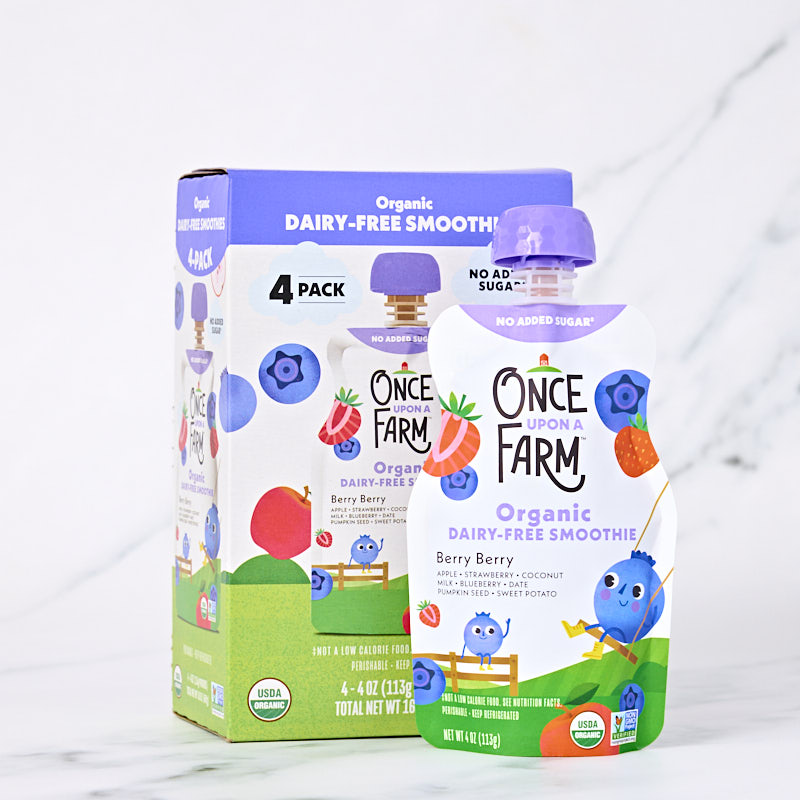 Organic Berry Berry Dairy-Free Smoothie Pouch Multipack 1 of 2