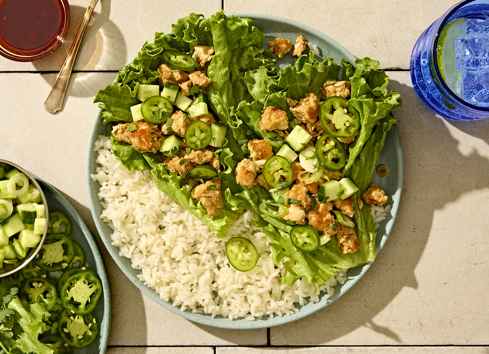 Turkey Larb Lettuce Wraps