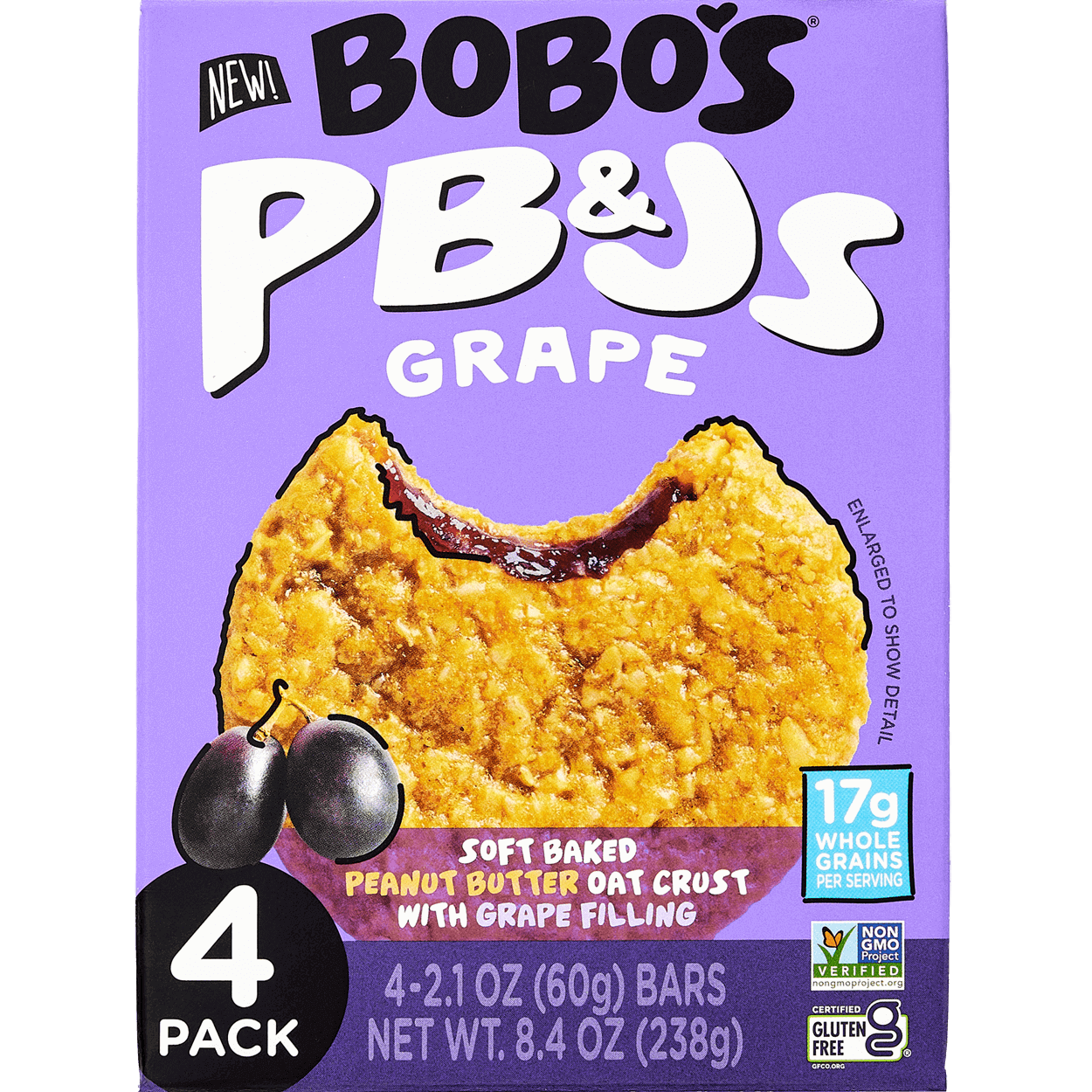 Peanut Butter + Grape Jelly Sandwich 4 Pack 2 of 2