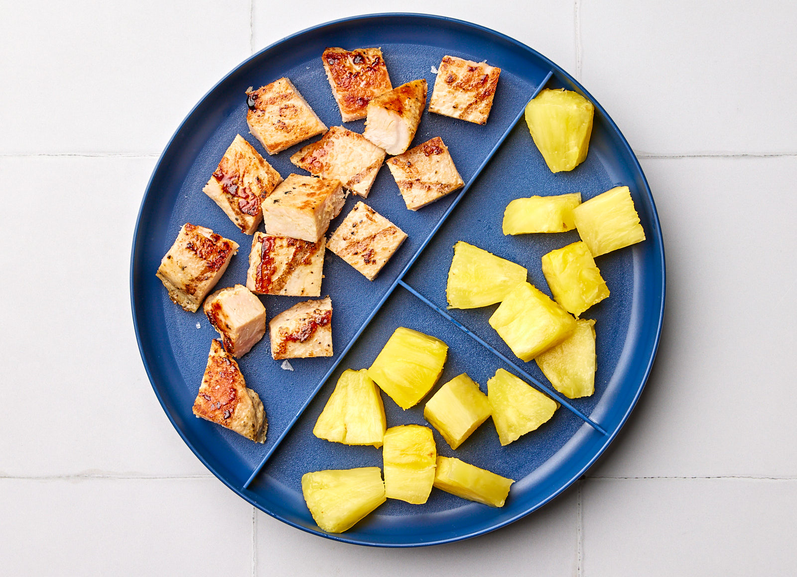 Grilled Pork Chop + Fresh Pineapple