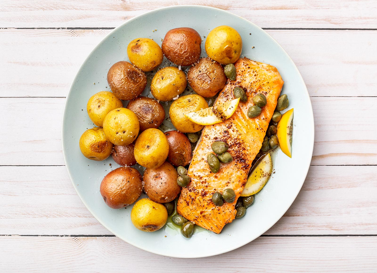 Savory Atlantic Salmon Piccata