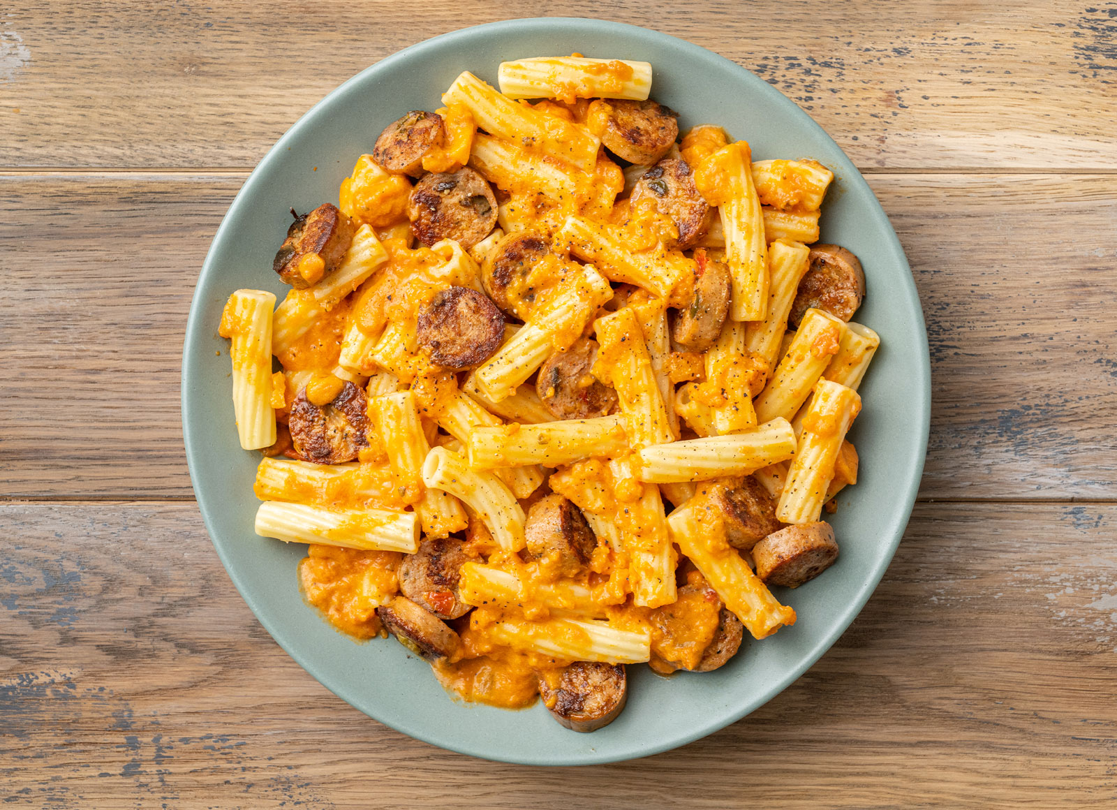 Rigatoni alla Vodka + Chicken Sausage
