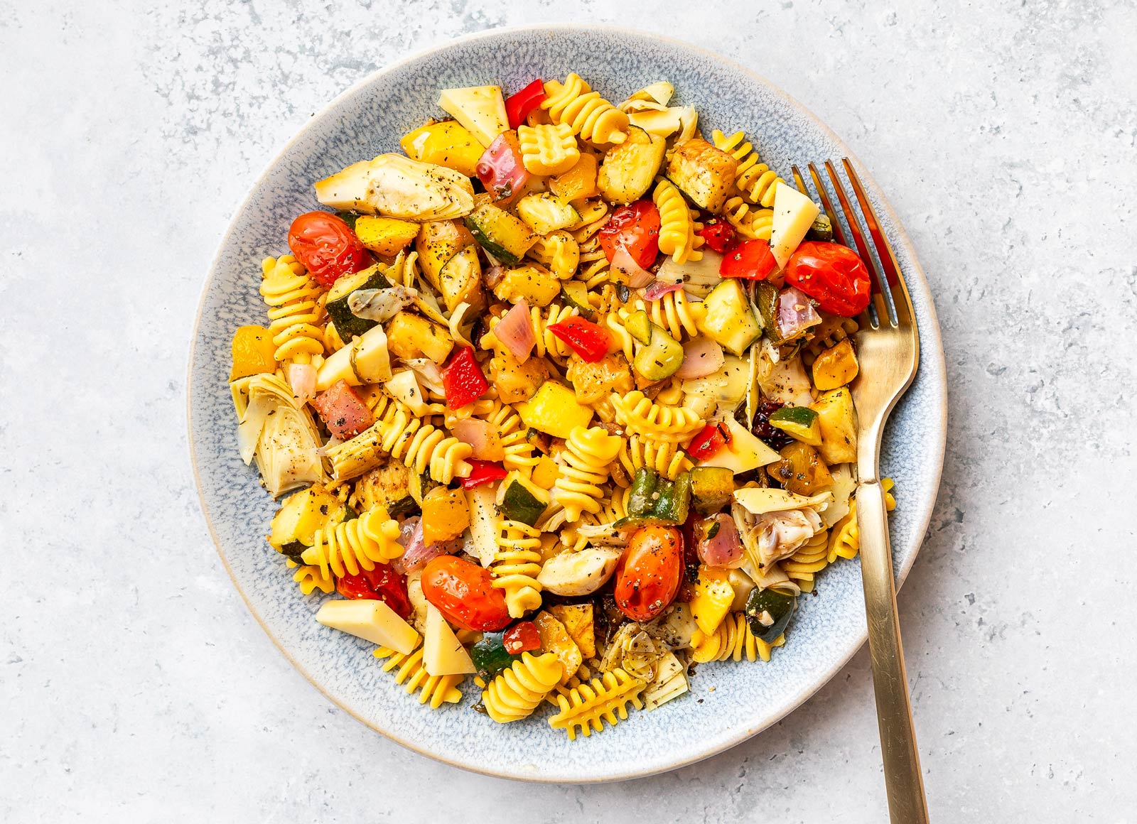 Mezze Protein Pasta Salad