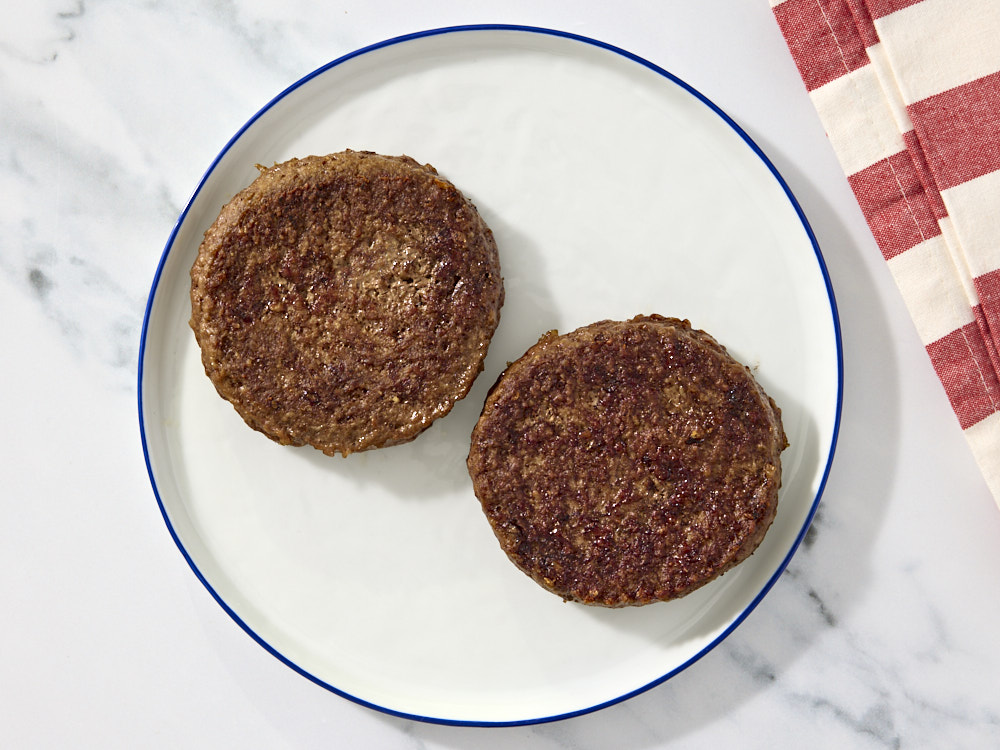 Fully Cooked Beef Burgers 1 of 2