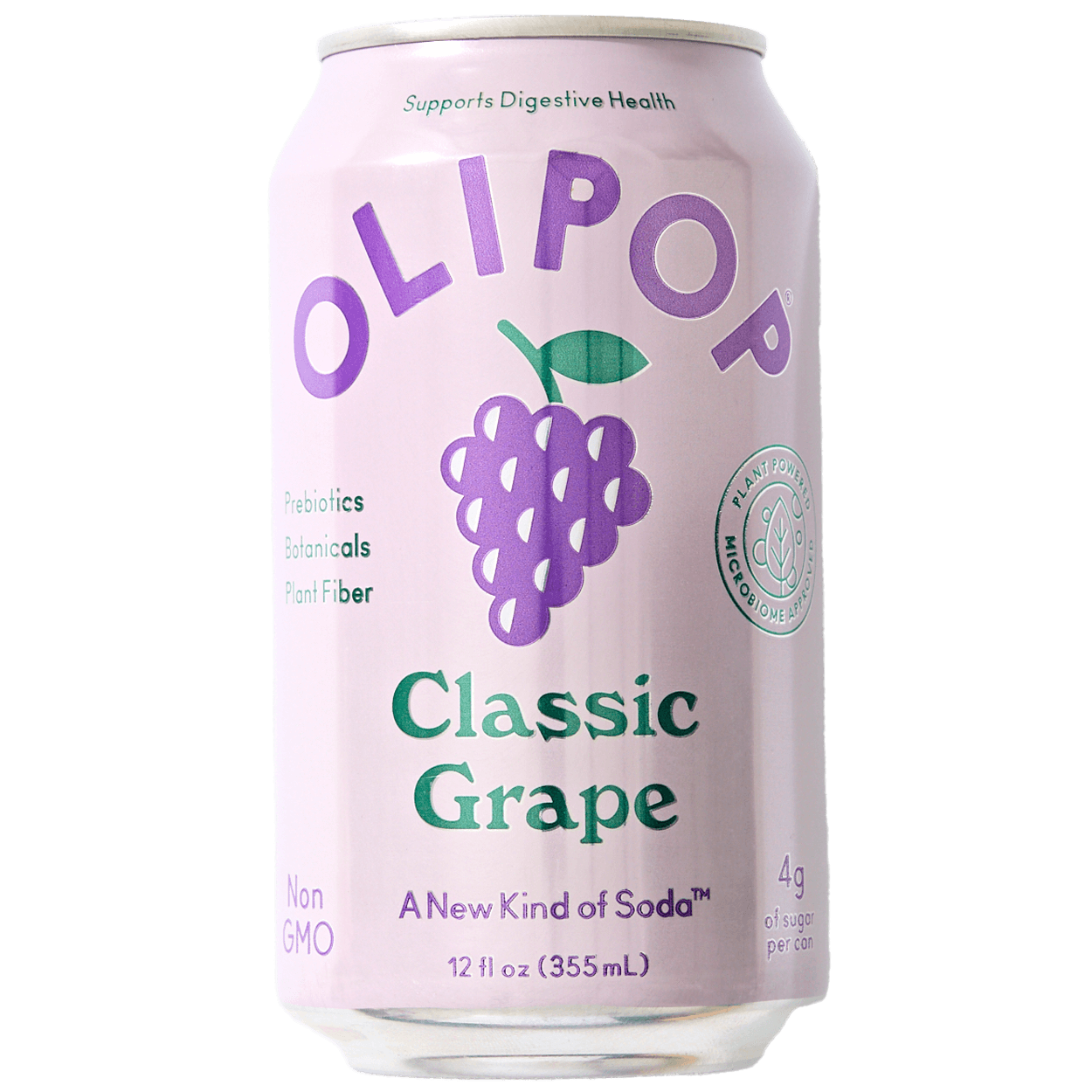 Classic Grape Prebiotic Soda 2 of 2