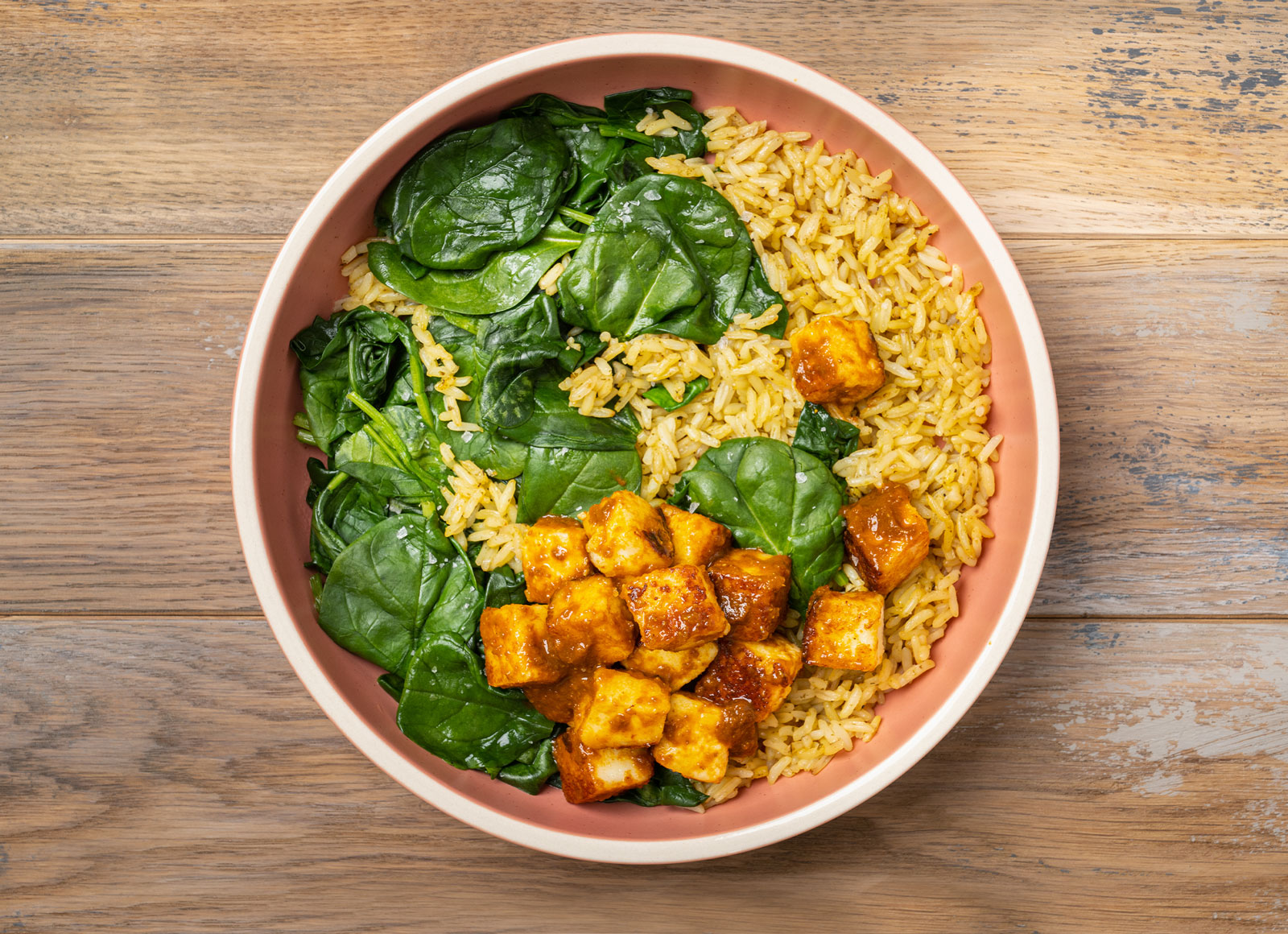 Tandoori Paneer + Spinach Rice Bowl
