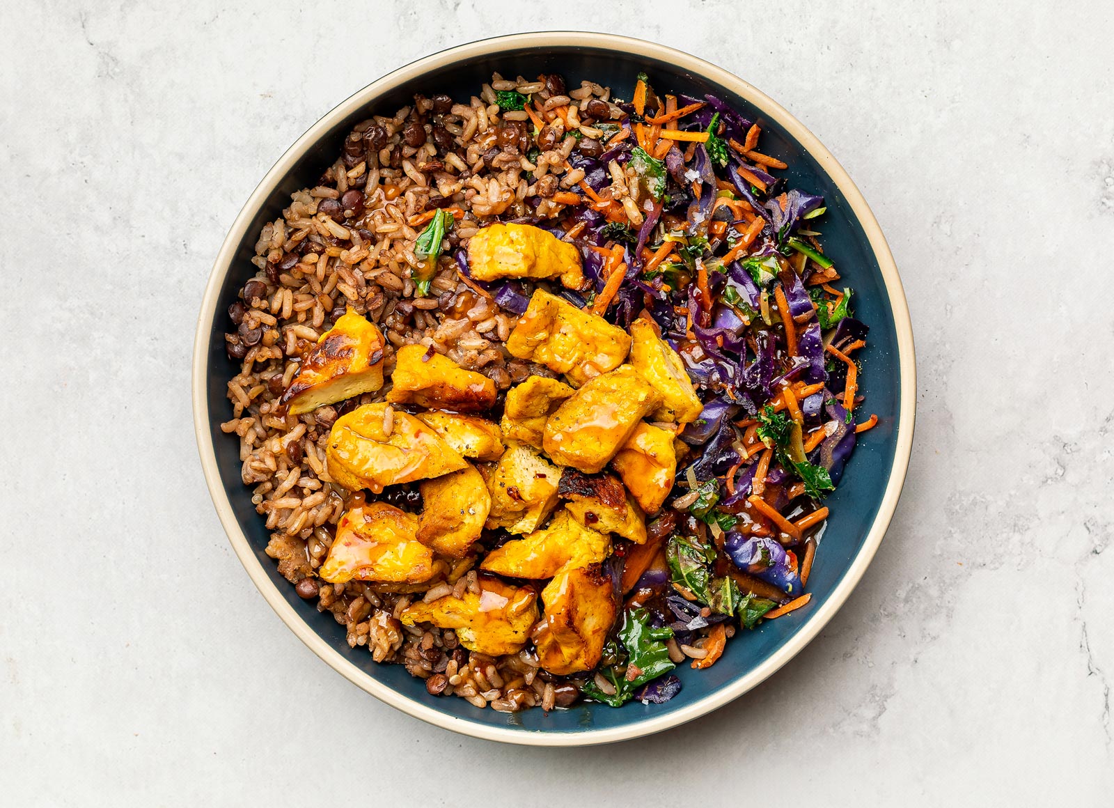 Bright 'n Sweet Tofu Veggie Bowl
